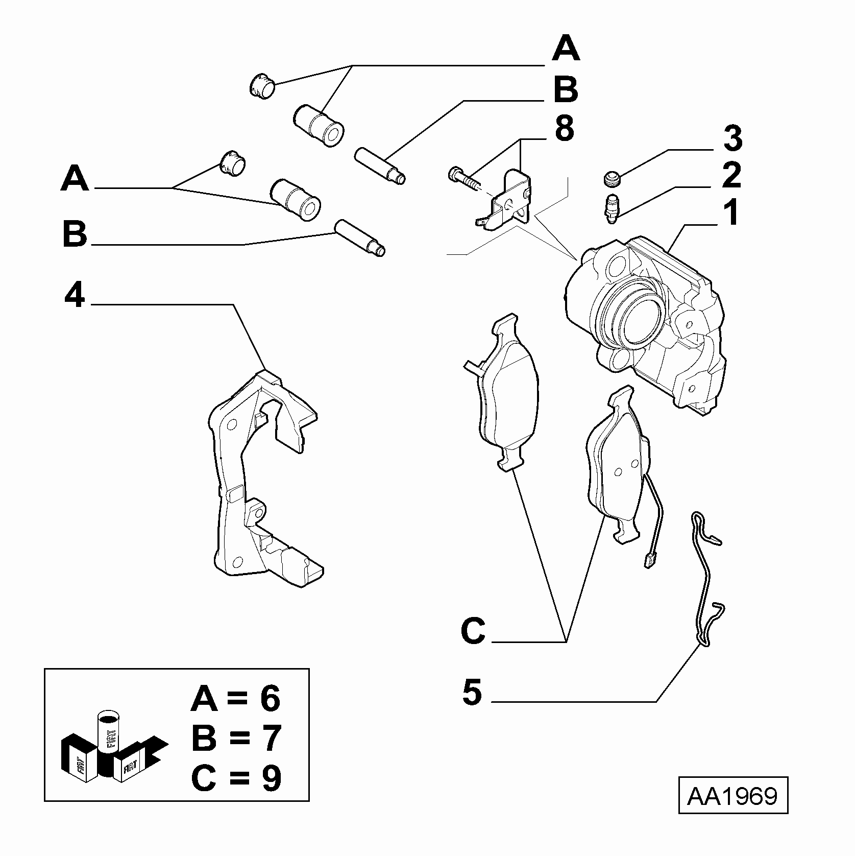 FCA 77365759 - Etrier frana allinparts.ro