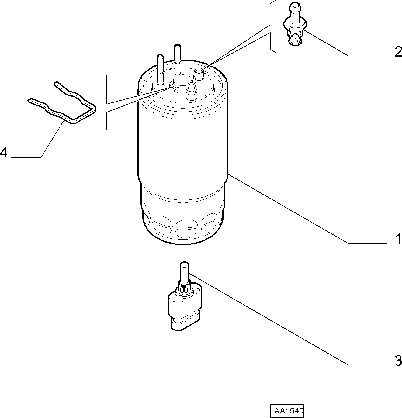 FCA 77363657 - Filtru combustibil allinparts.ro