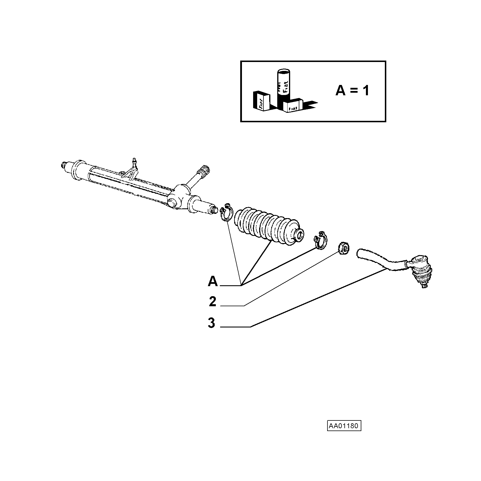FORD 77367001 - Cap de bara allinparts.ro