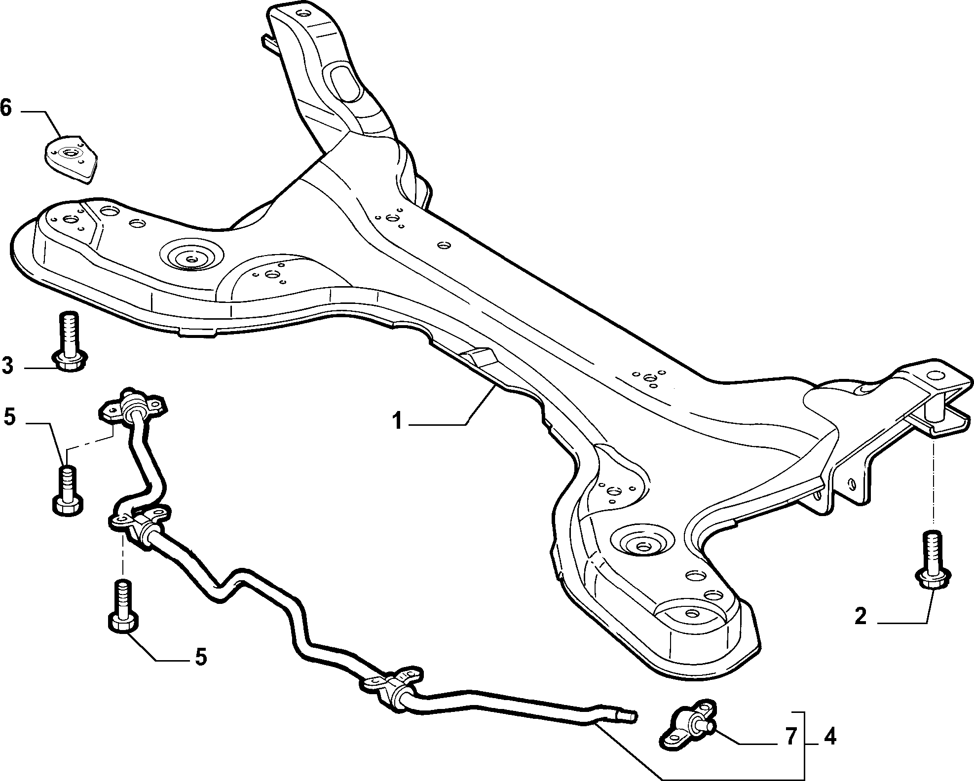 FCA 46743786 - Bucsa, bara stabilizare allinparts.ro
