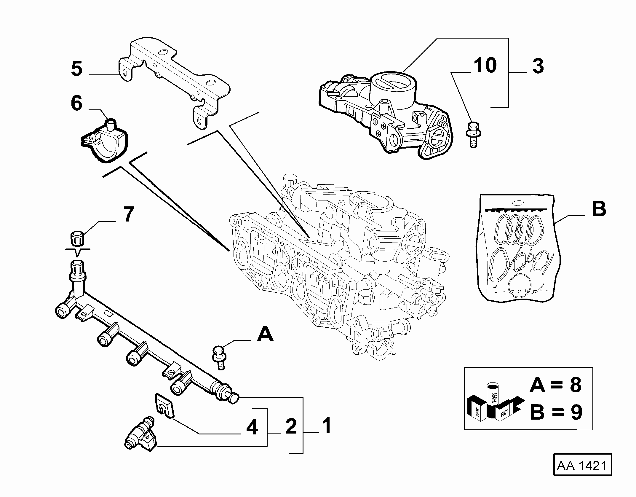 FCA 77363298 - Carcasa clapeta allinparts.ro