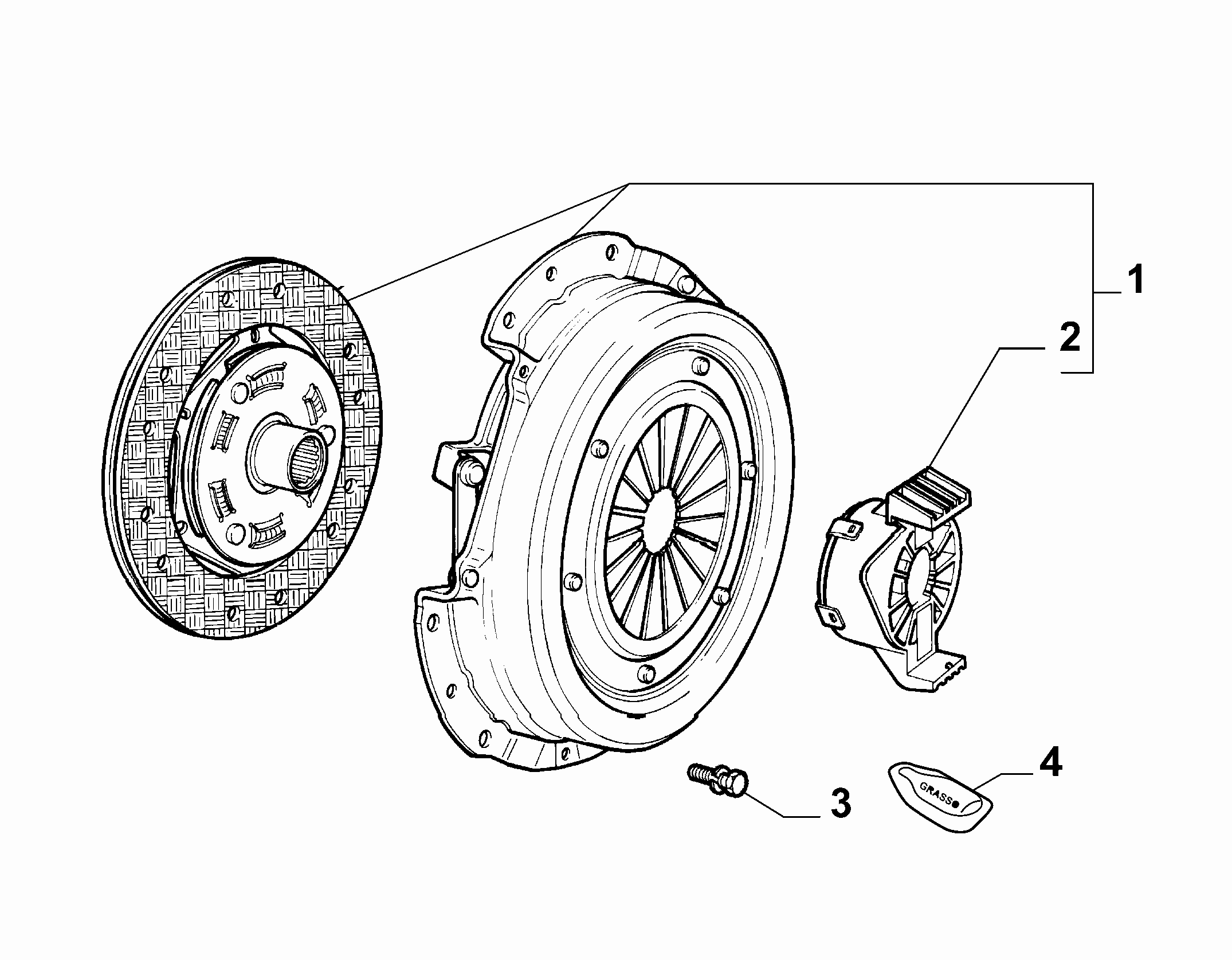 FCA 71752579 - Set ambreiaj allinparts.ro