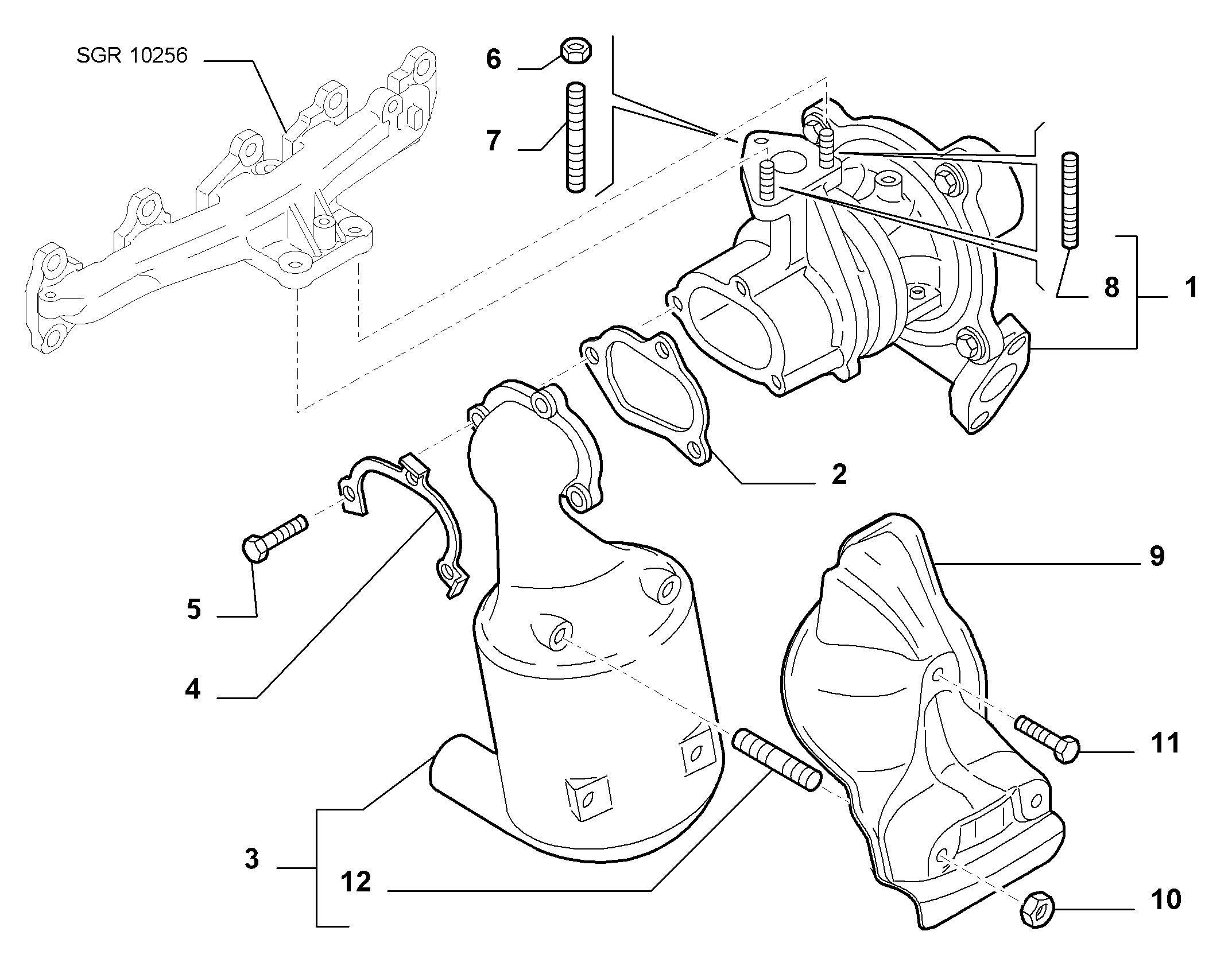 FCA 71724701* - Ansamblu miez turbo allinparts.ro