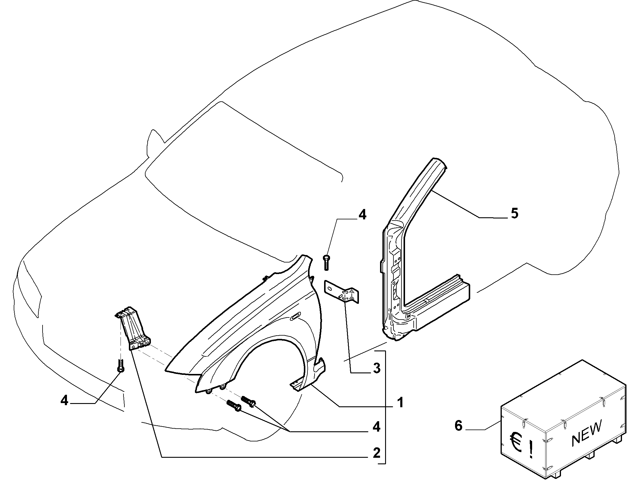 FCA 46762218 - Aripa allinparts.ro
