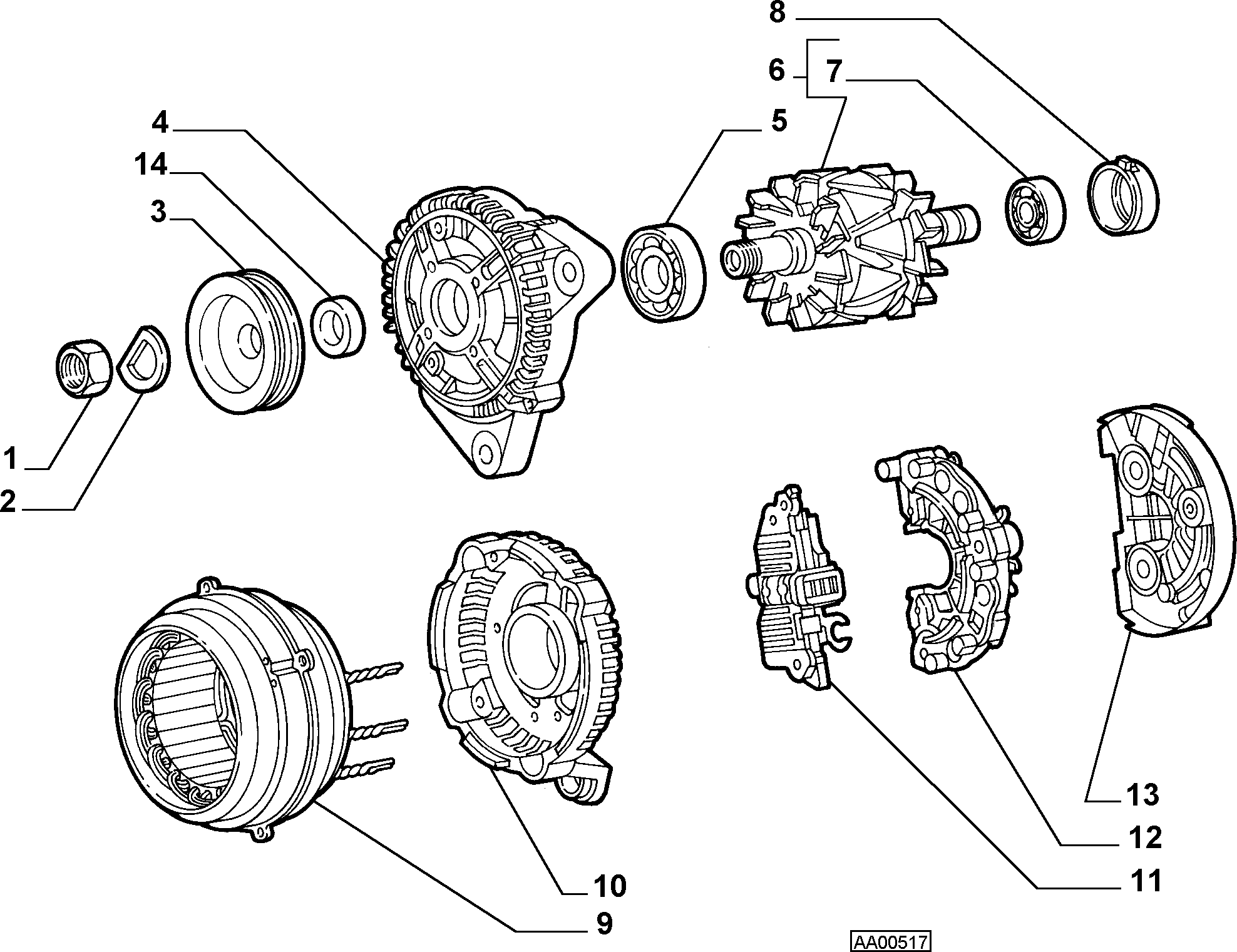 FCA 9948481 - Capac protector, alternator allinparts.ro
