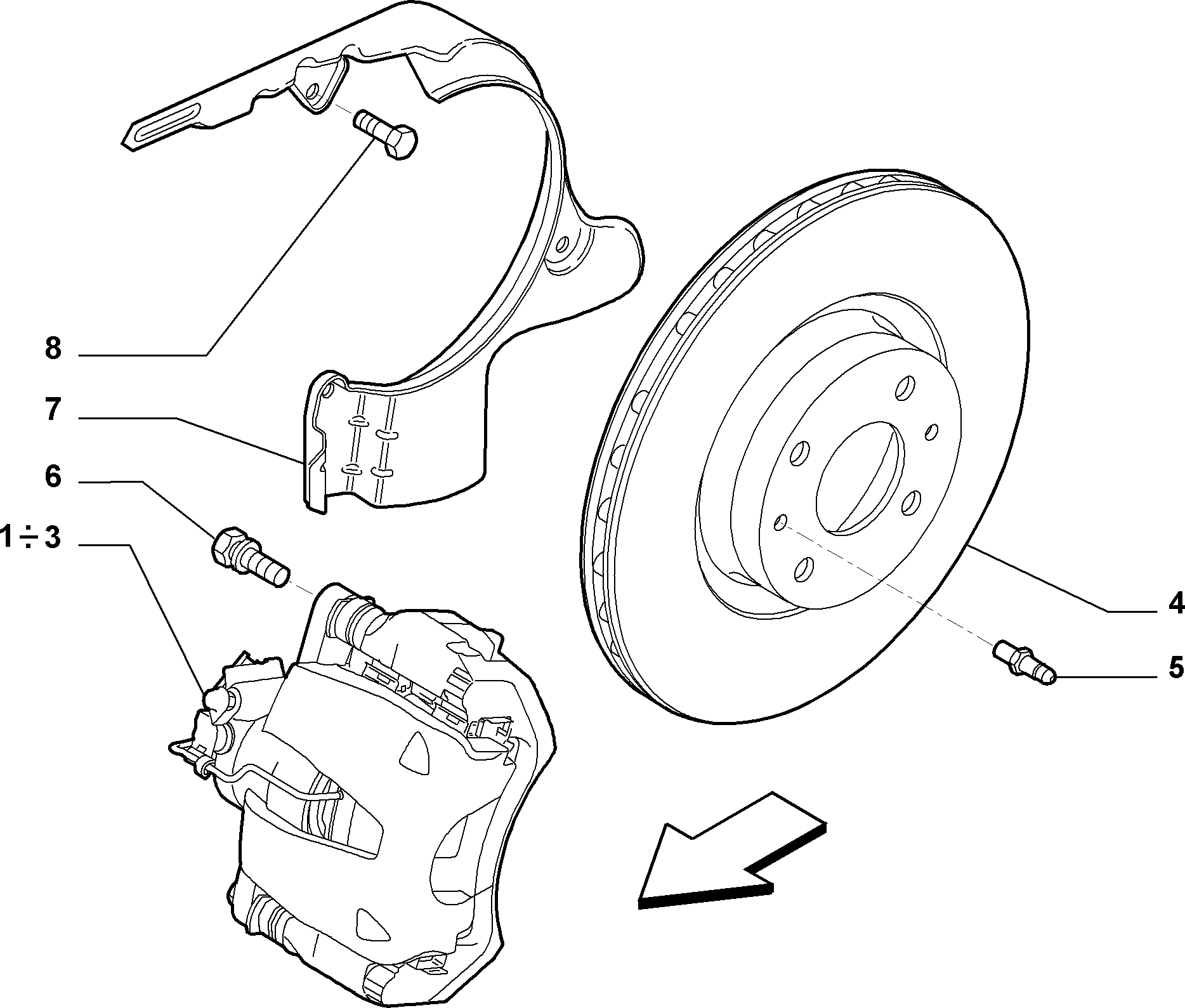 FCA 735330271 - Etrier frana allinparts.ro
