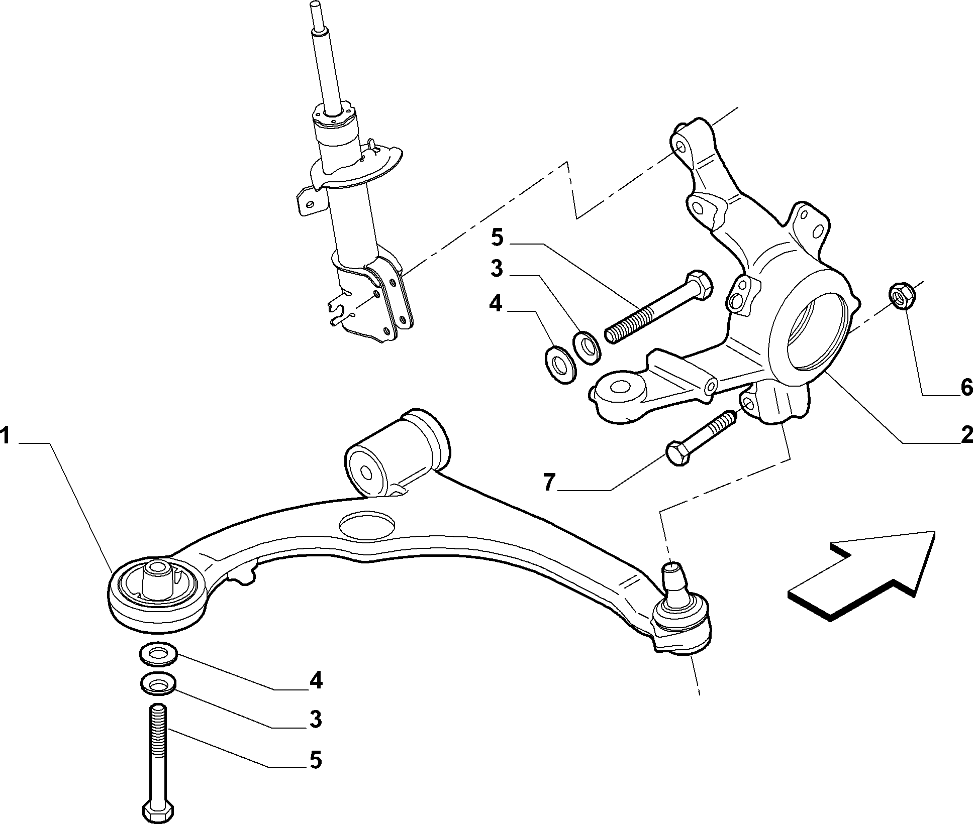 FCA 51827736 - Brat, suspensie roata allinparts.ro