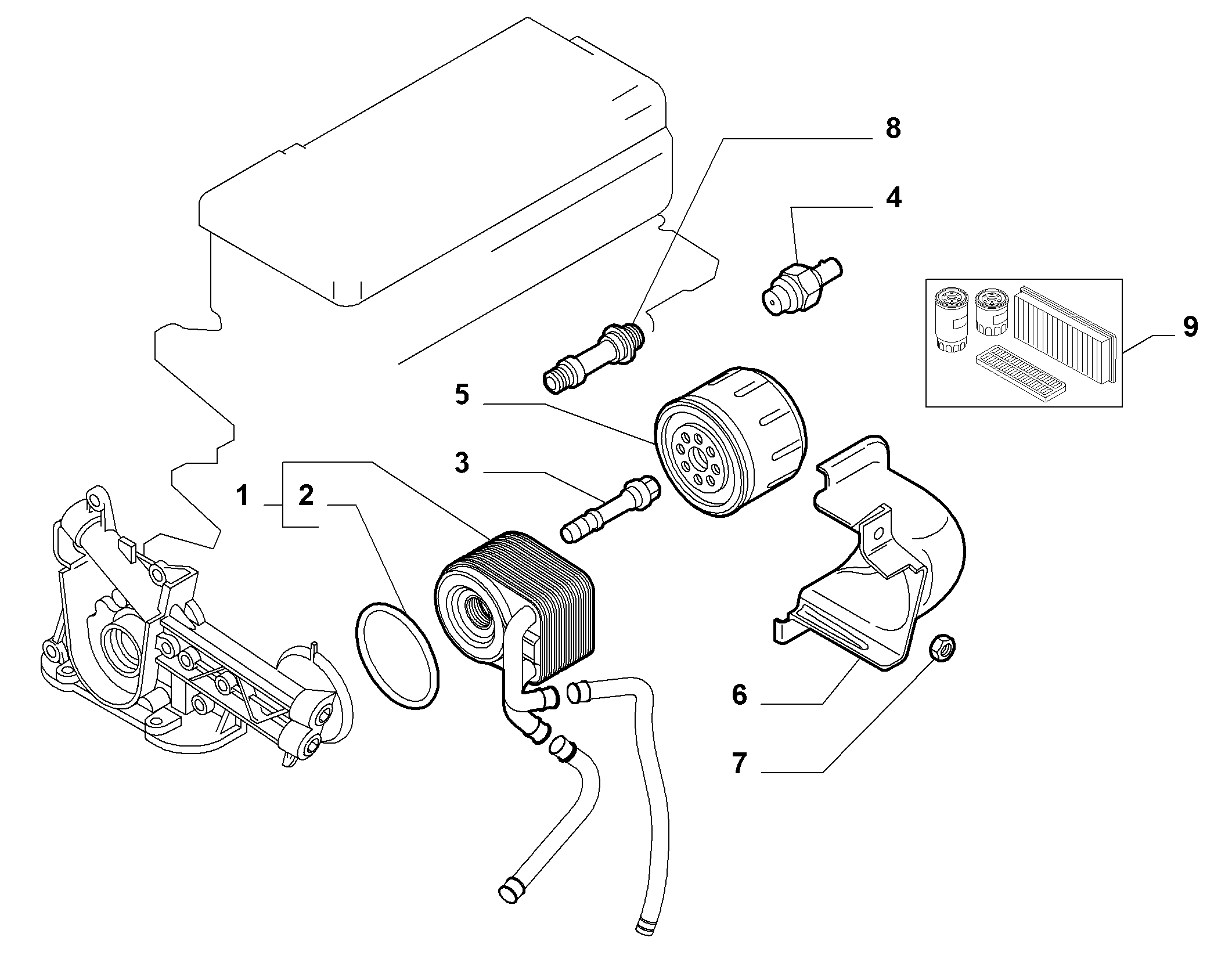 FCA 71753742 - FCA 71753742 - Filtru ulei allinparts.ro