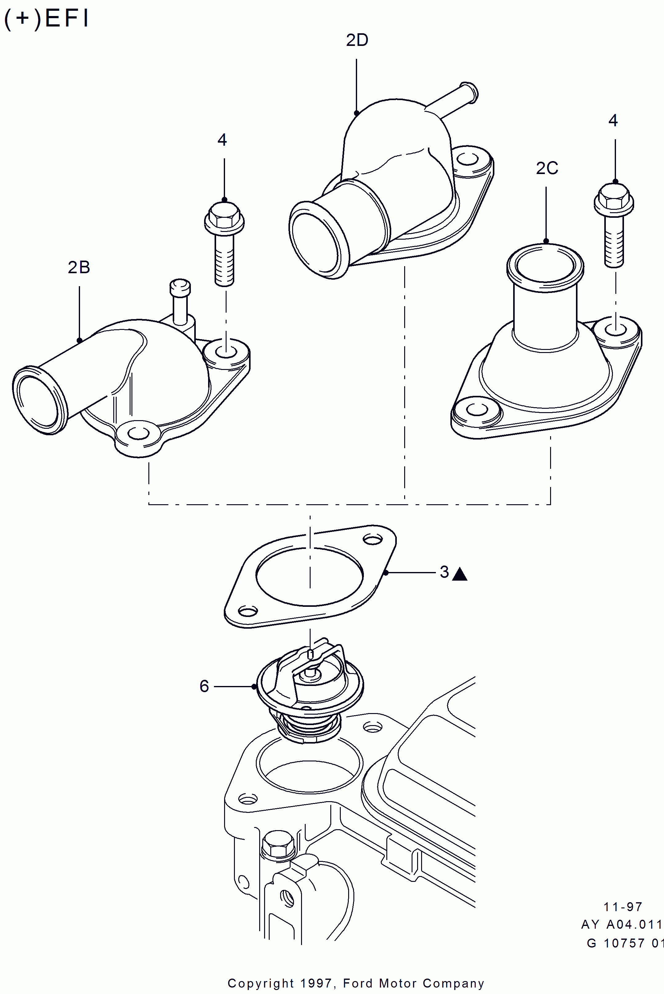 FORD 6 526 879 - Termostat,lichid racire allinparts.ro