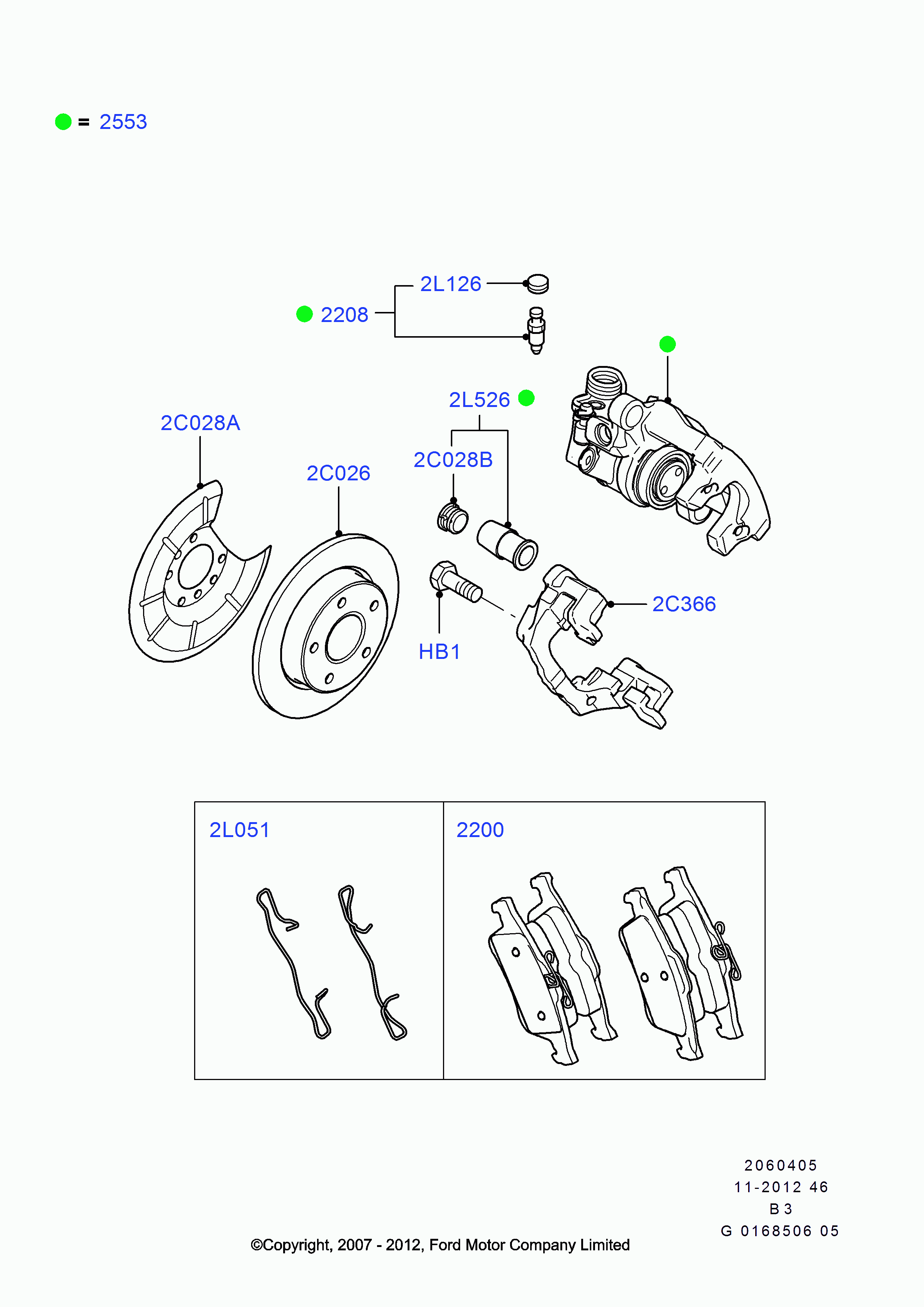 FORD 1365648 - Etrier frana allinparts.ro