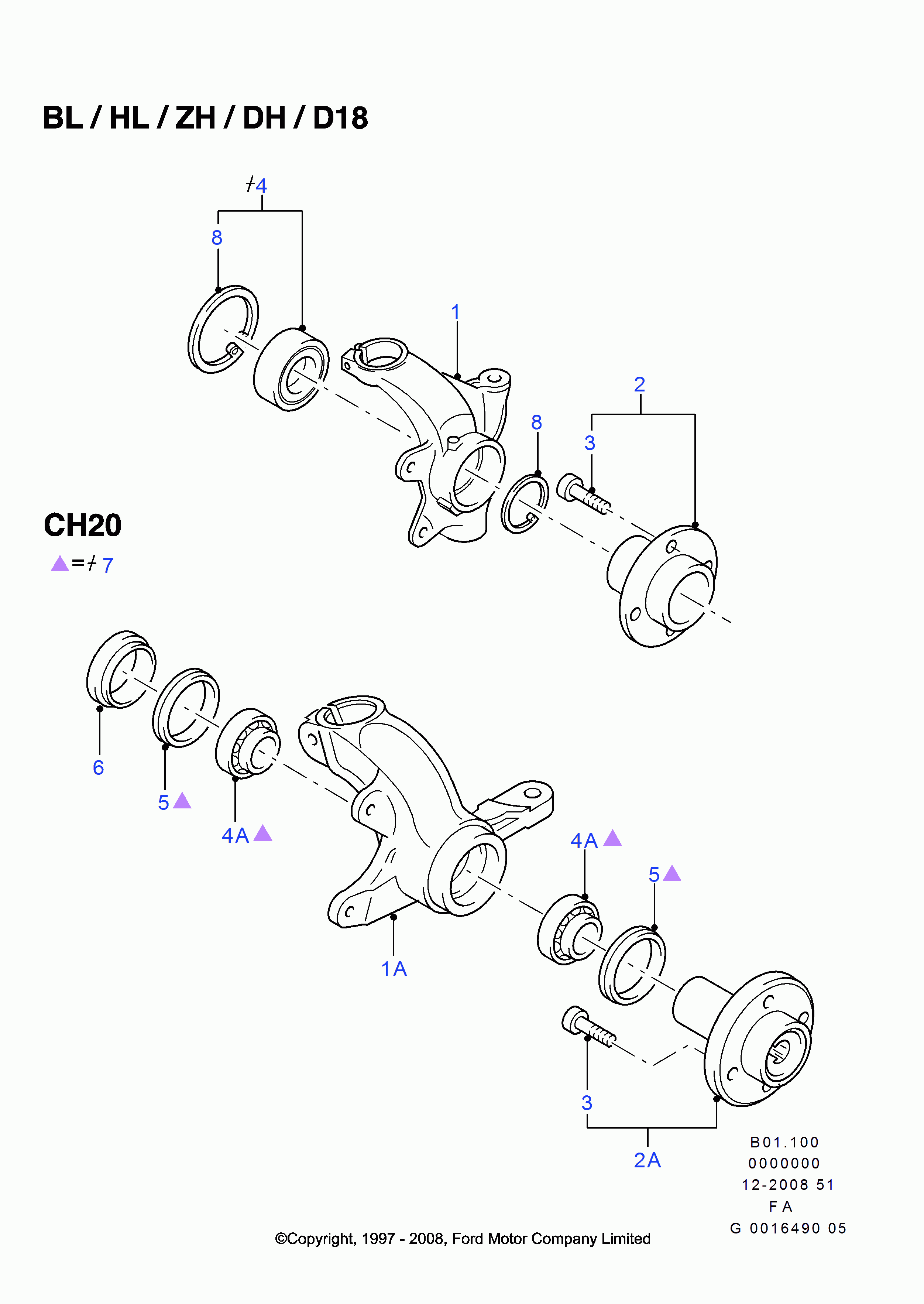 FORD 6484569 - Set rulment roata allinparts.ro