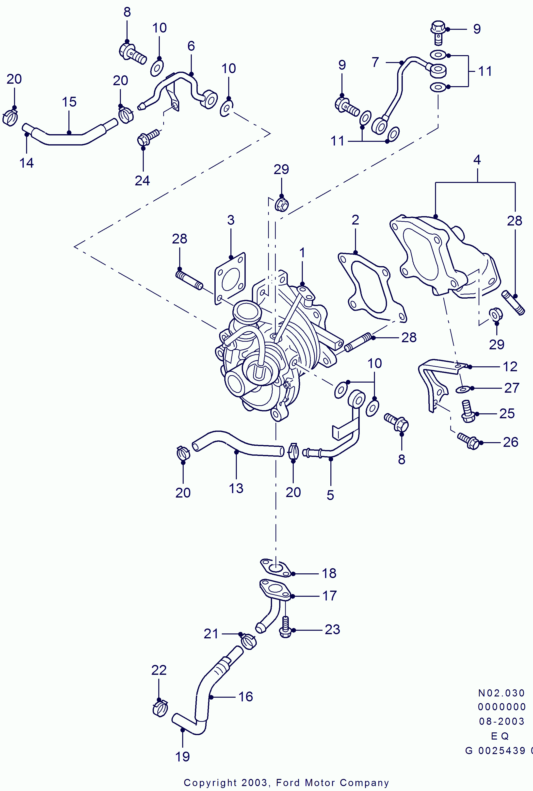 FORD 3252264 - Inel etansare, surub drena ulei allinparts.ro