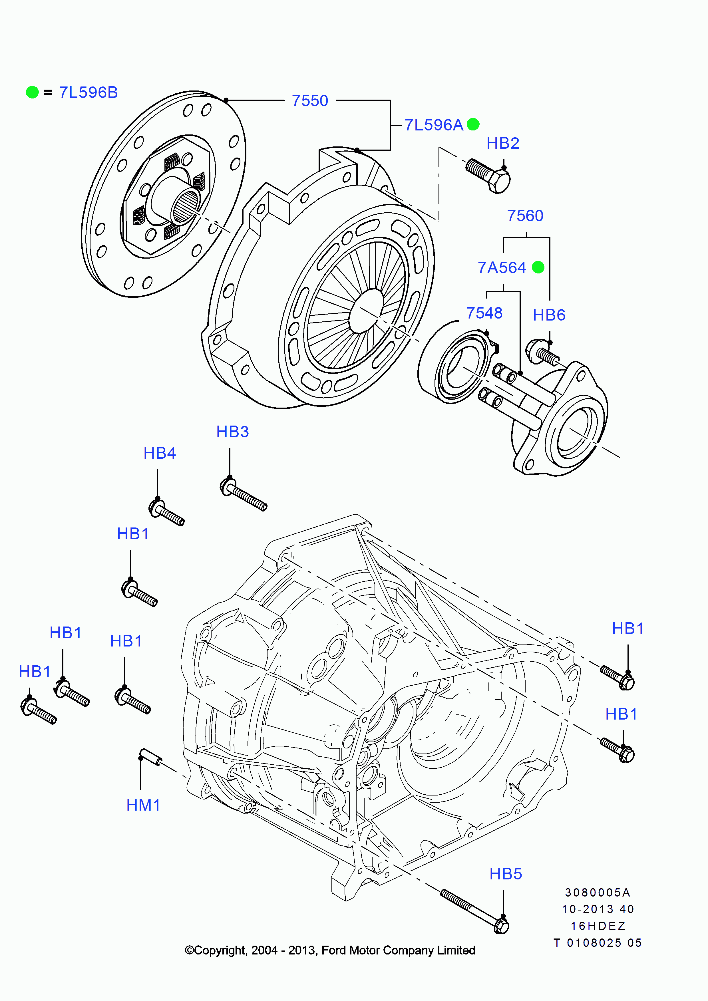 FORD 1679189 - Disc ambreiaj allinparts.ro