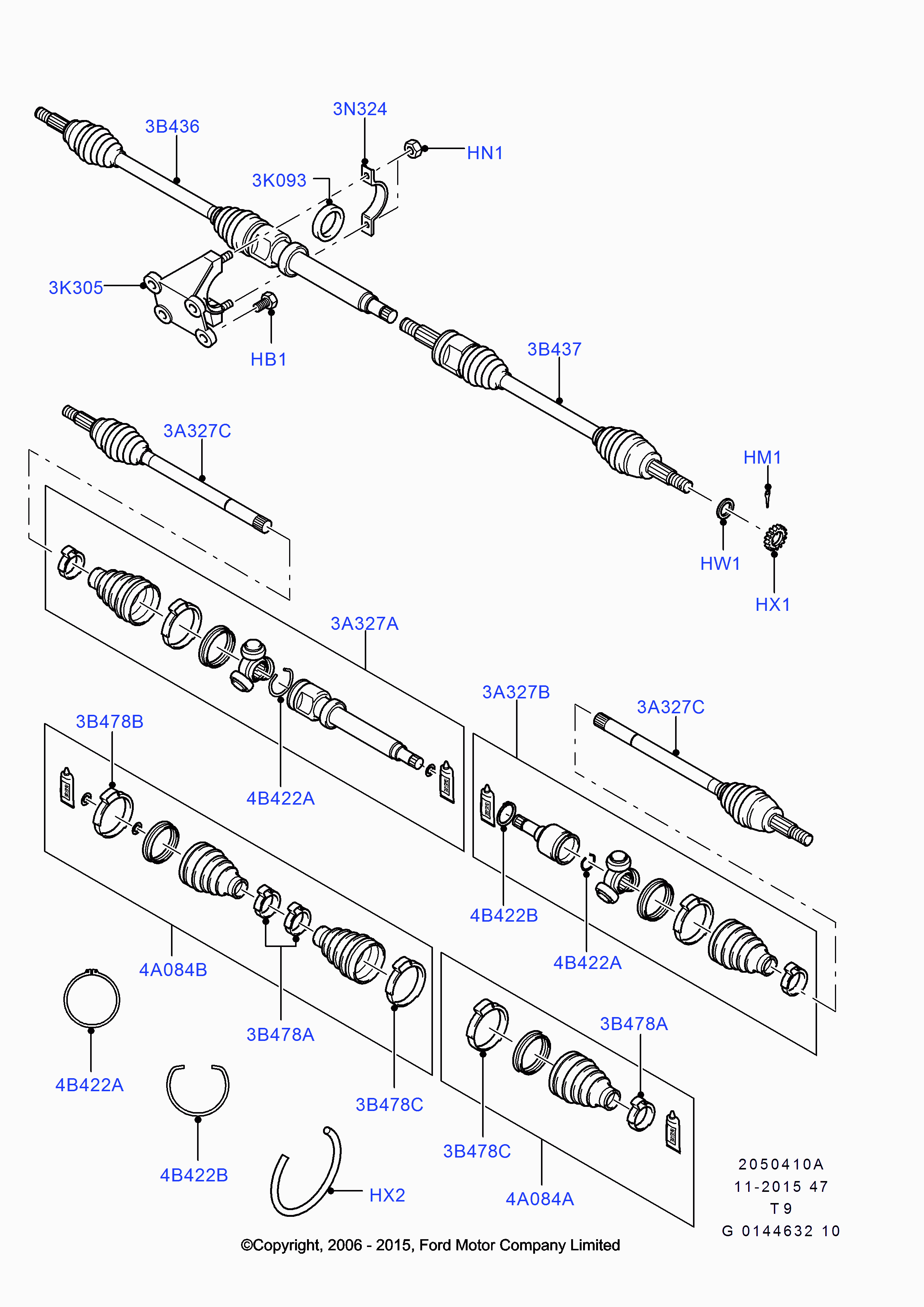 FORD 1514347 - Burduf cauciuc, articulatie planetara allinparts.ro
