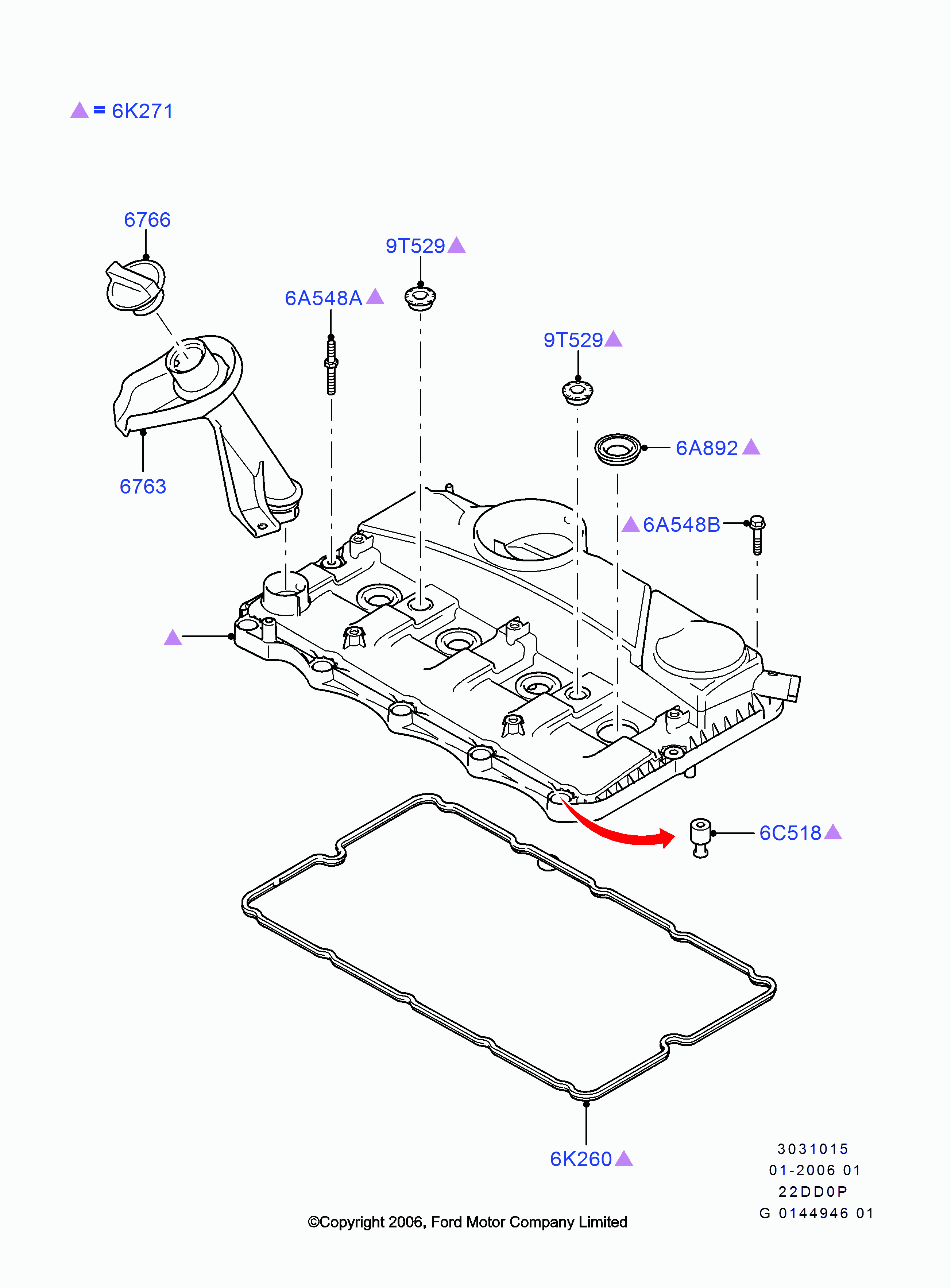 Land Rover 1372494 - Chit reparatie, injectoare allinparts.ro