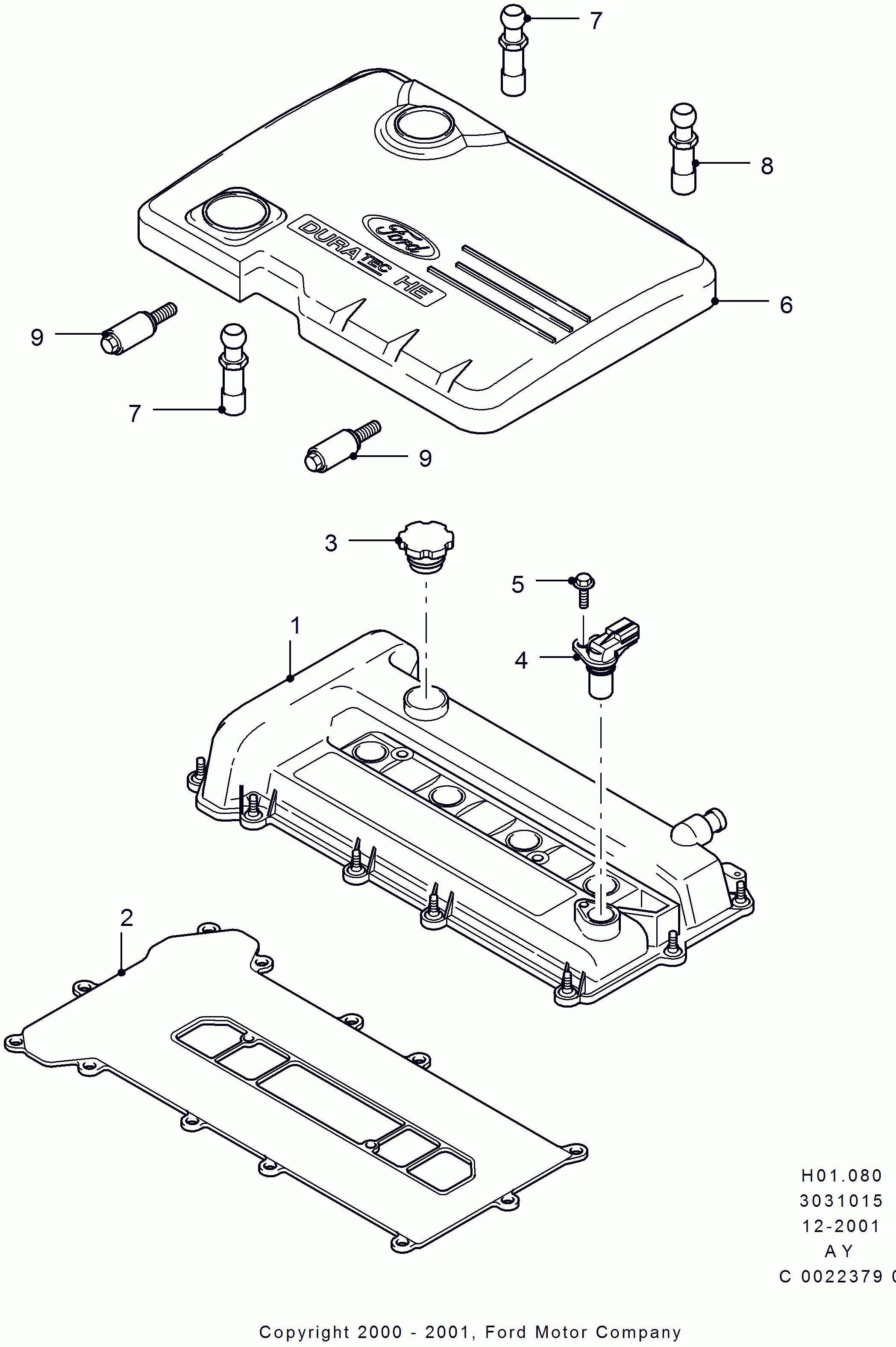 FORD 1 119 942 - Senzor impulsuri, arbore cotit allinparts.ro