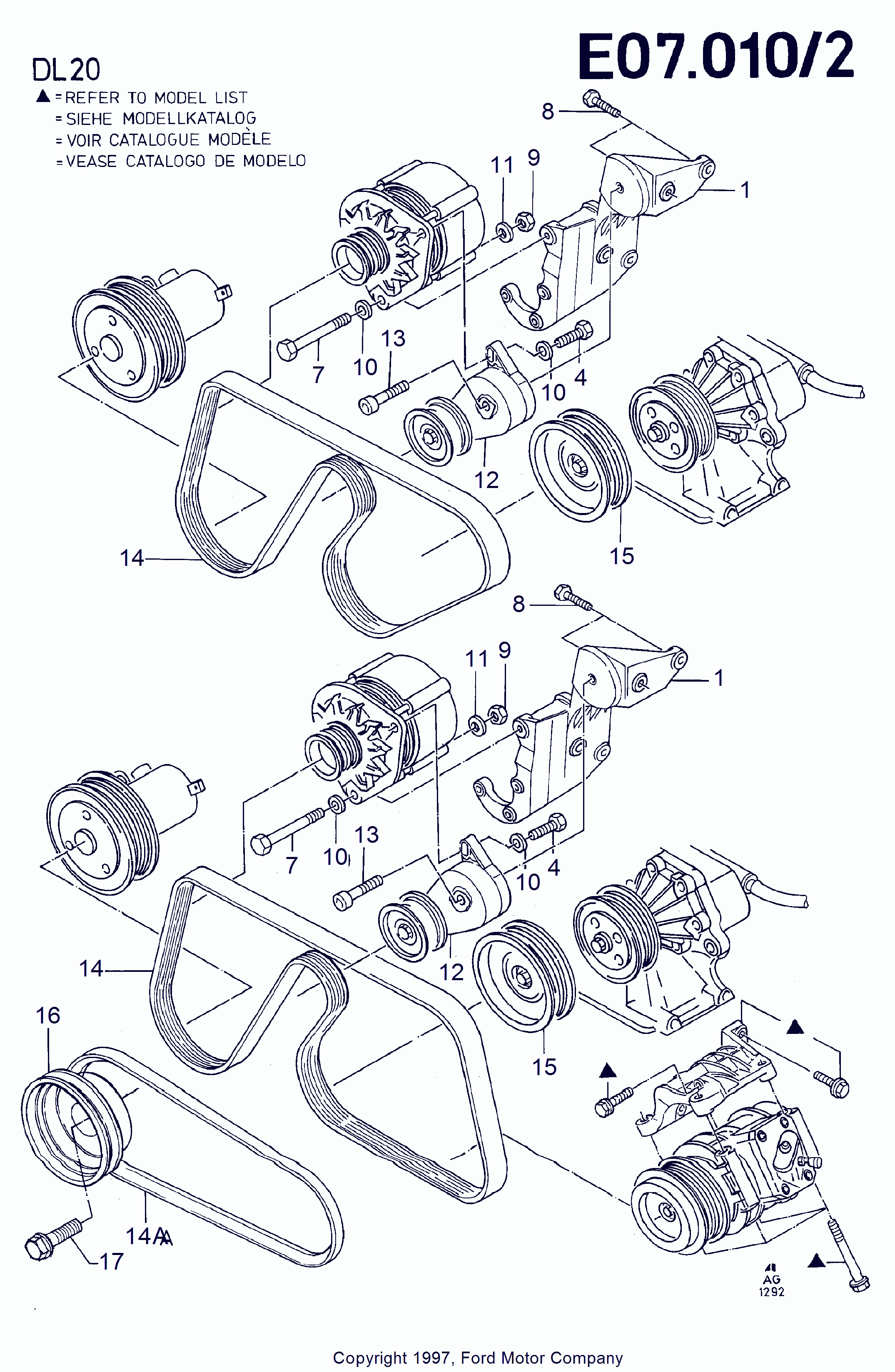 FORD 6788620 - Curea transmisie cu caneluri allinparts.ro