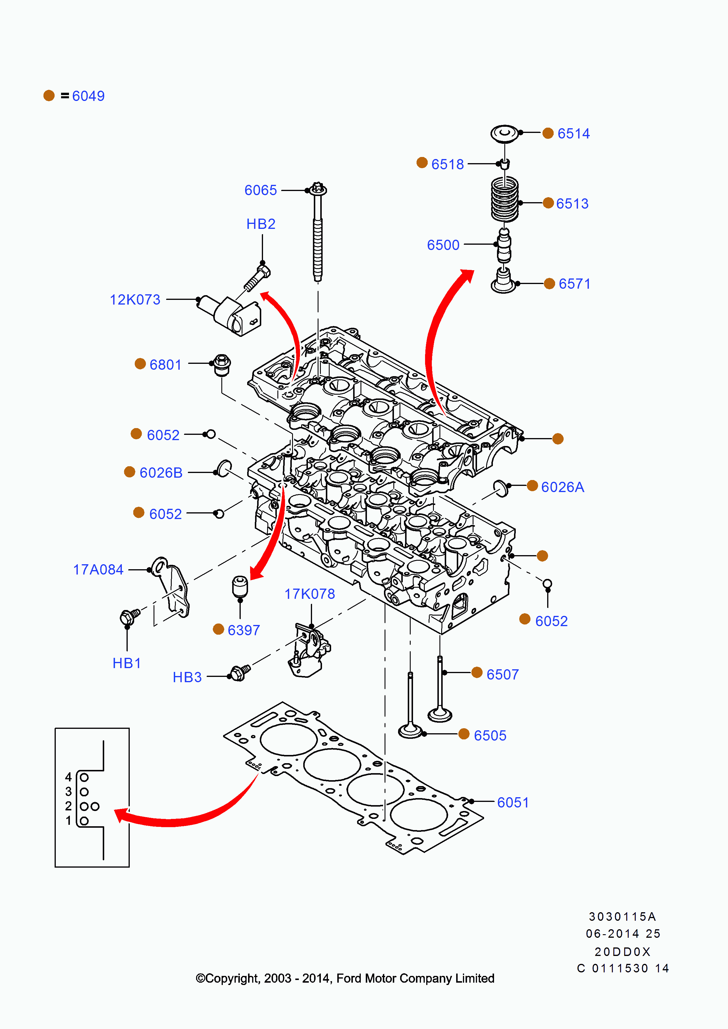 FORD 1331285 - Culbutor supapa allinparts.ro