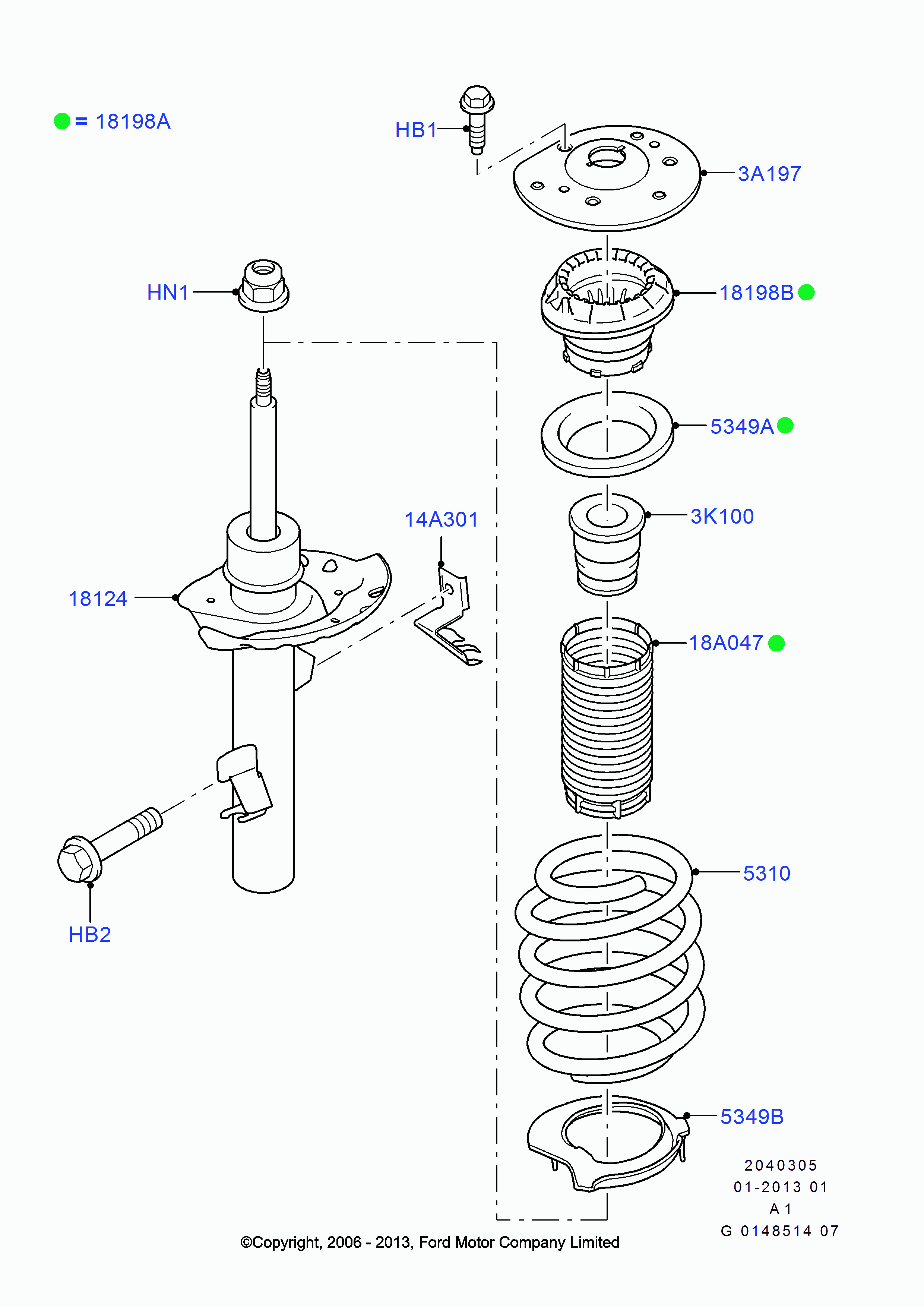FORD 1384695 - Chit protectie praf,amortizor allinparts.ro