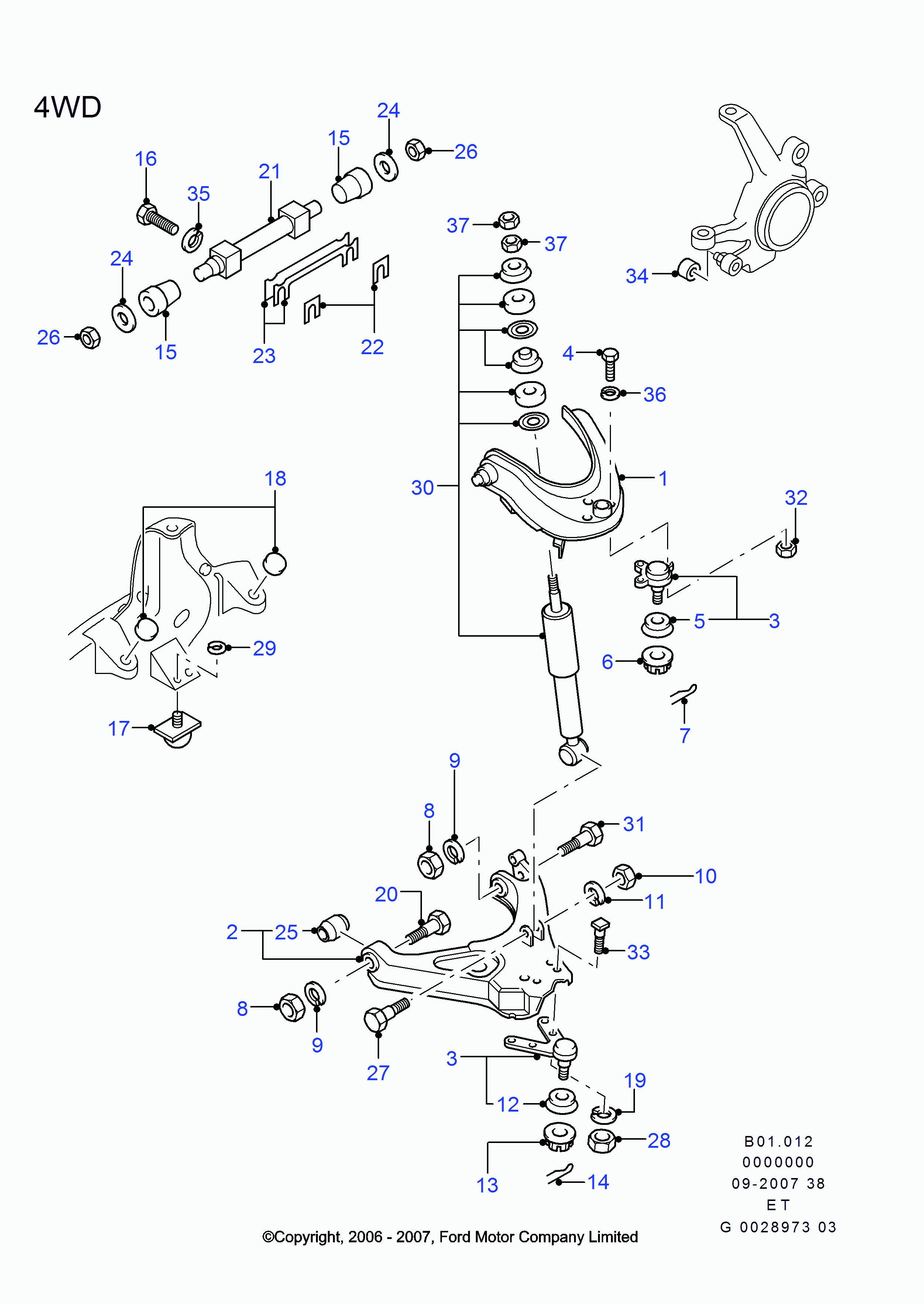 DAF 1455 046 - Piulita roata allinparts.ro