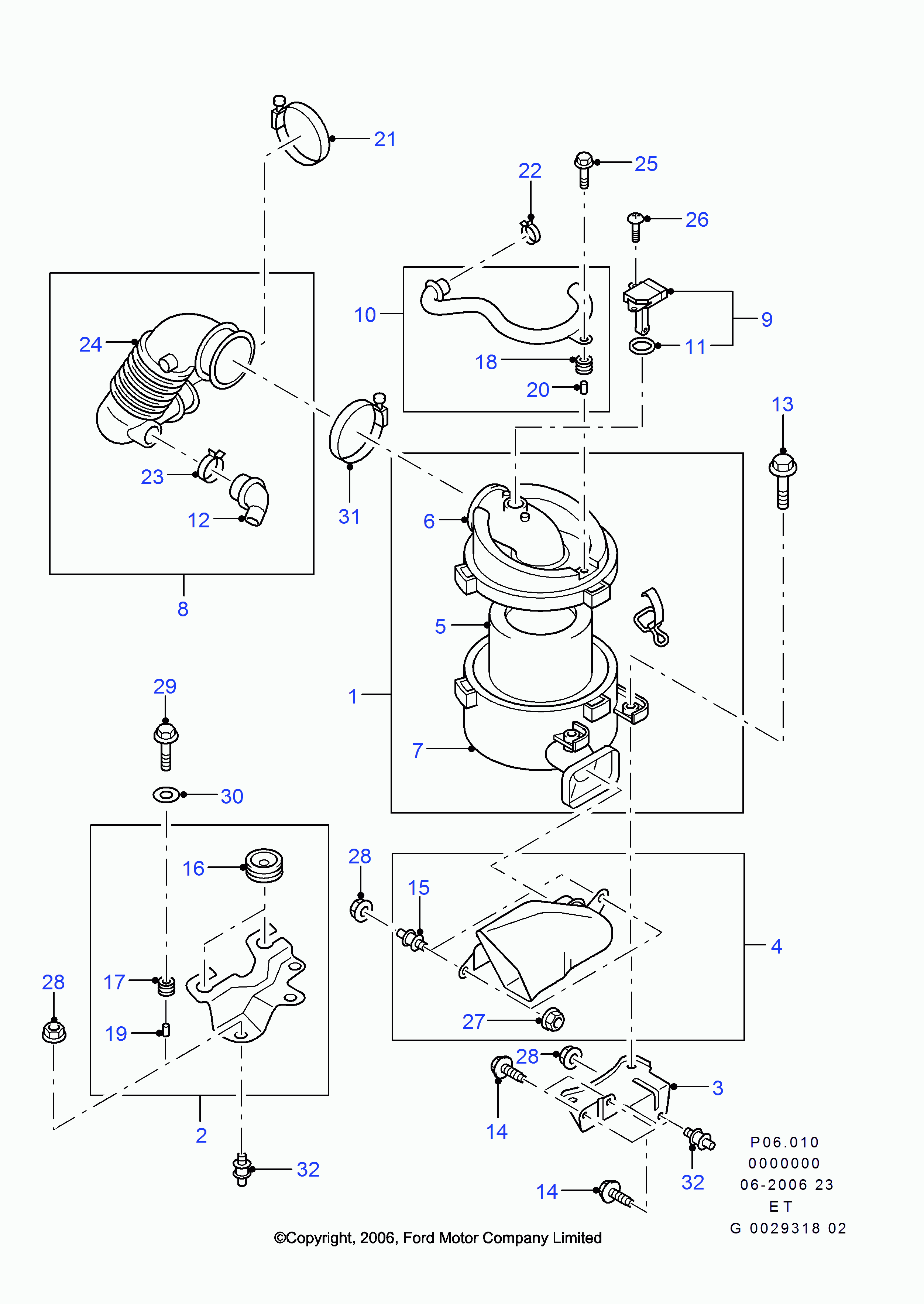 FORD 5149318 - Filtru aer allinparts.ro