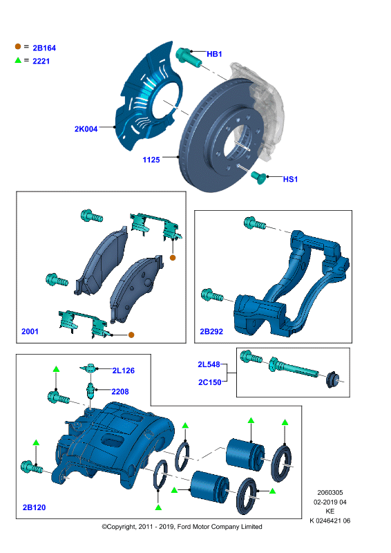 FORD 1513408 - Surub, etrier allinparts.ro