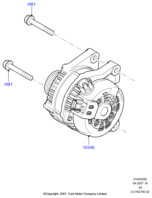 FORD 1684713 - Generator / Alternator allinparts.ro