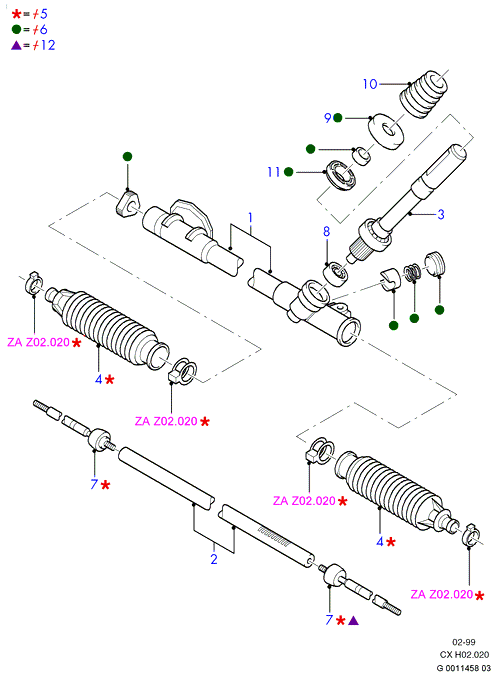 FORD 1661562 - Ansamblu burduf, directie allinparts.ro