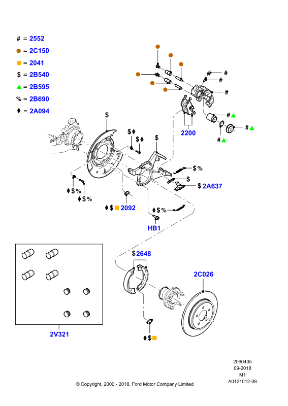 FORD 4682839 - Etrier frana allinparts.ro
