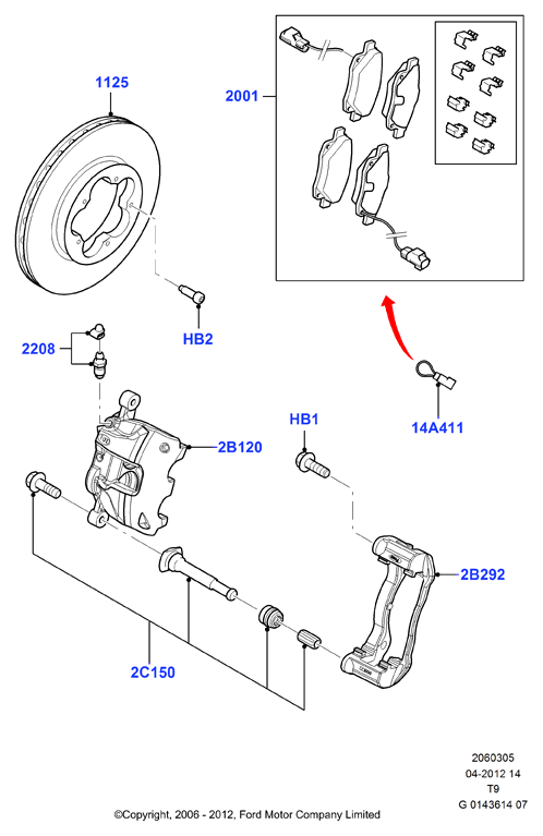 FORD 1433962 - Surub aerisire, cilindru receptor frana allinparts.ro