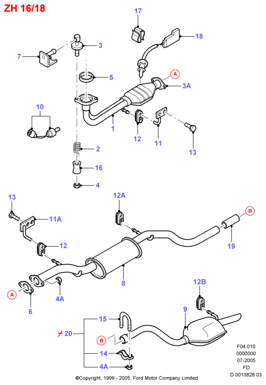 FORD 6 847 911 - Sonda Lambda allinparts.ro