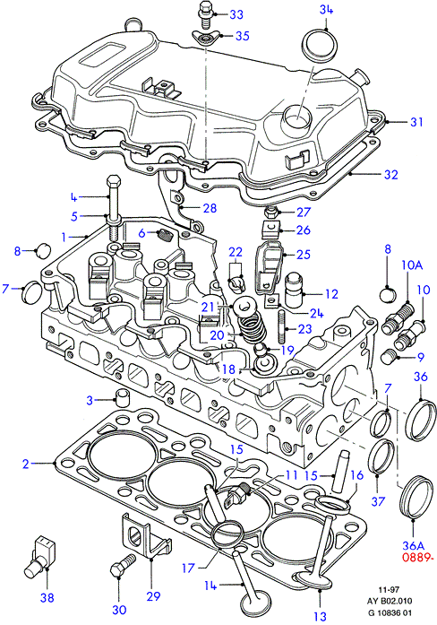 FORD 6 918 549 - Garnitura, chiulasa allinparts.ro