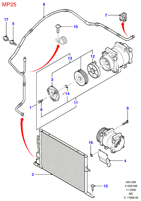 FORD 4759887 - Compresor, climatizare allinparts.ro