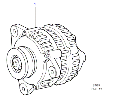 FORD 1 122 238 - Generator / Alternator allinparts.ro