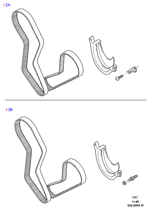 FORD 1 113 179 - Curea de distributie allinparts.ro
