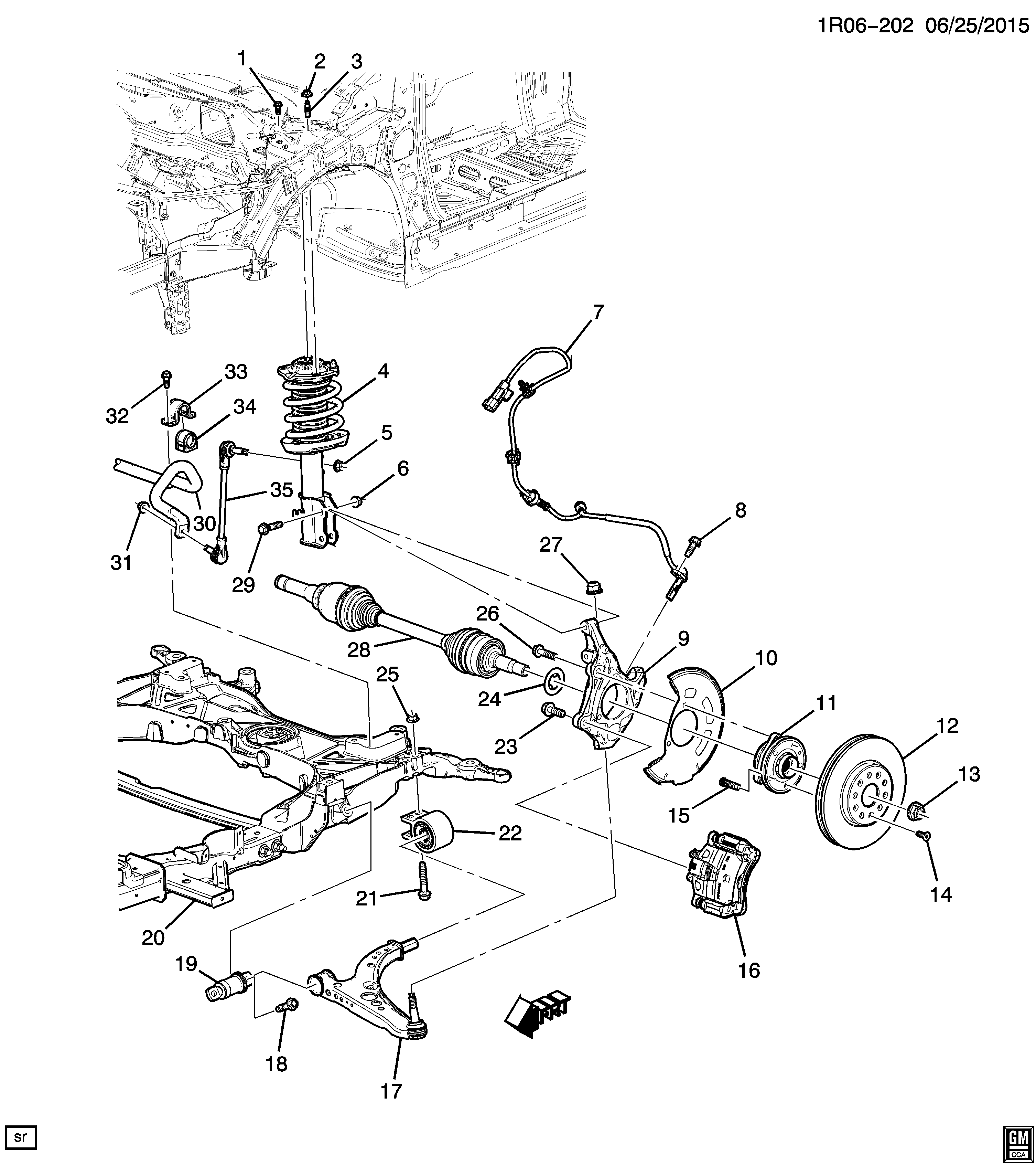 GM 39064480 - Brat / bieleta suspensie, stabilizator allinparts.ro