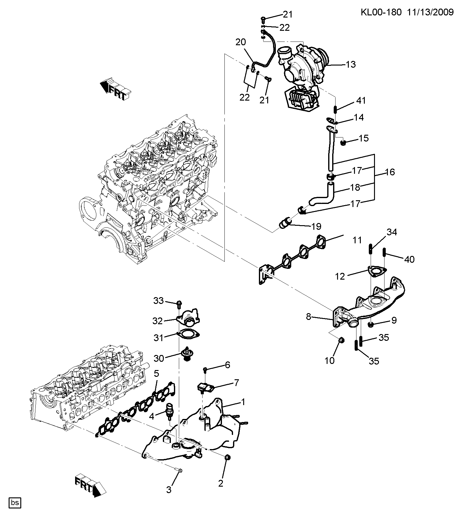 FCA 96440365 - Set de reparatie, turbo allinparts.ro