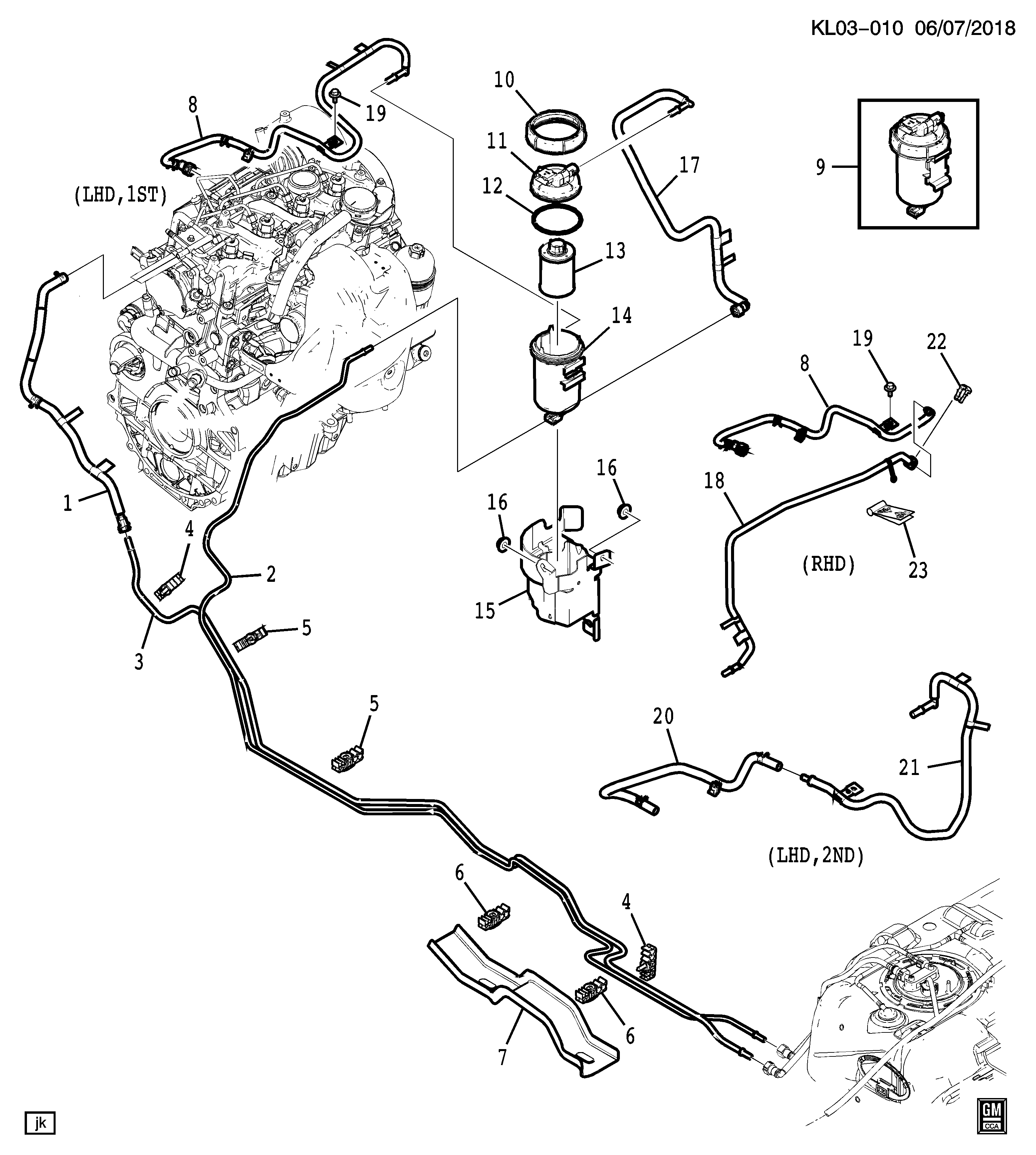GM 96816473 - Filtru combustibil allinparts.ro