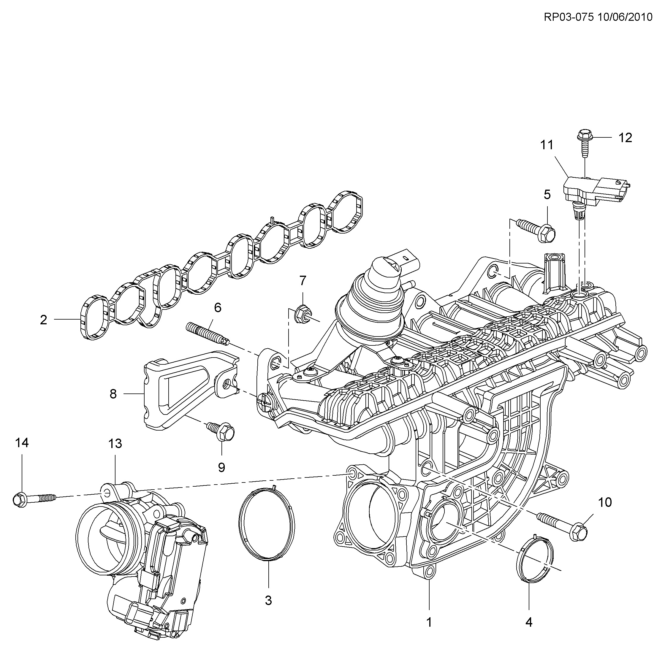 PSA 55568176 - Senzor, presiune galerie admisie allinparts.ro