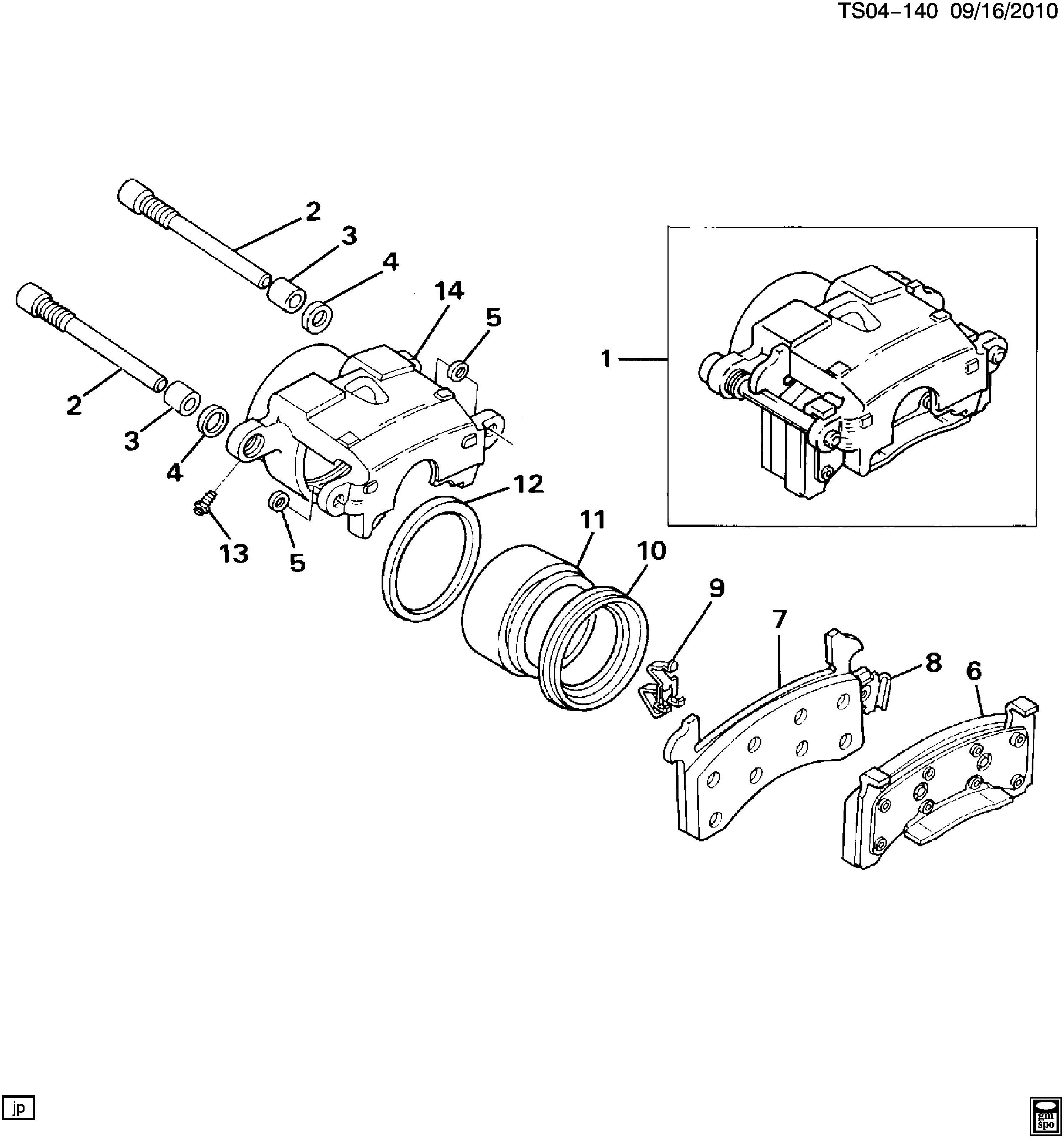 GM 19152030 - Set placute frana,frana disc allinparts.ro