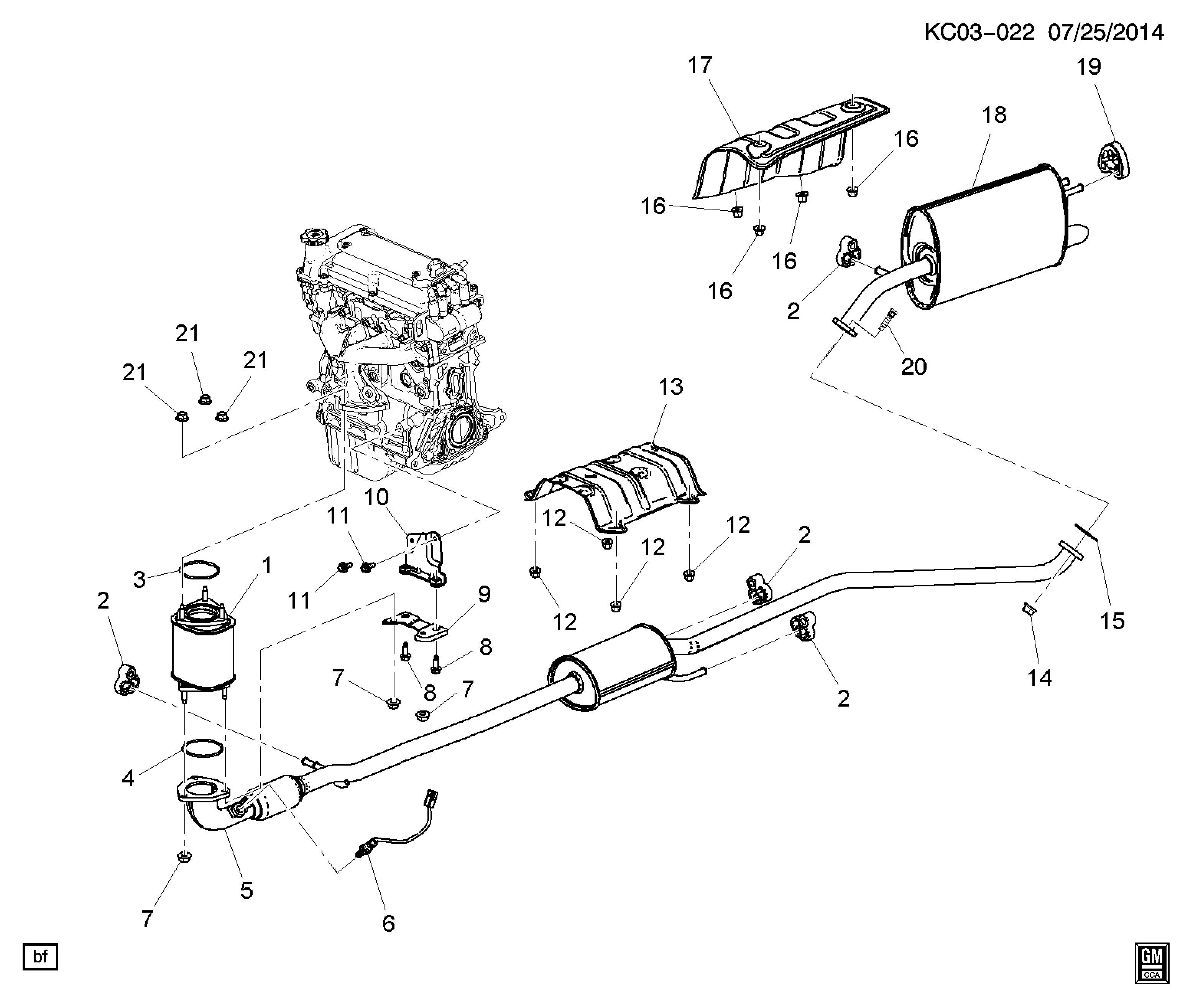 GM 96423429 - Sonda Lambda allinparts.ro