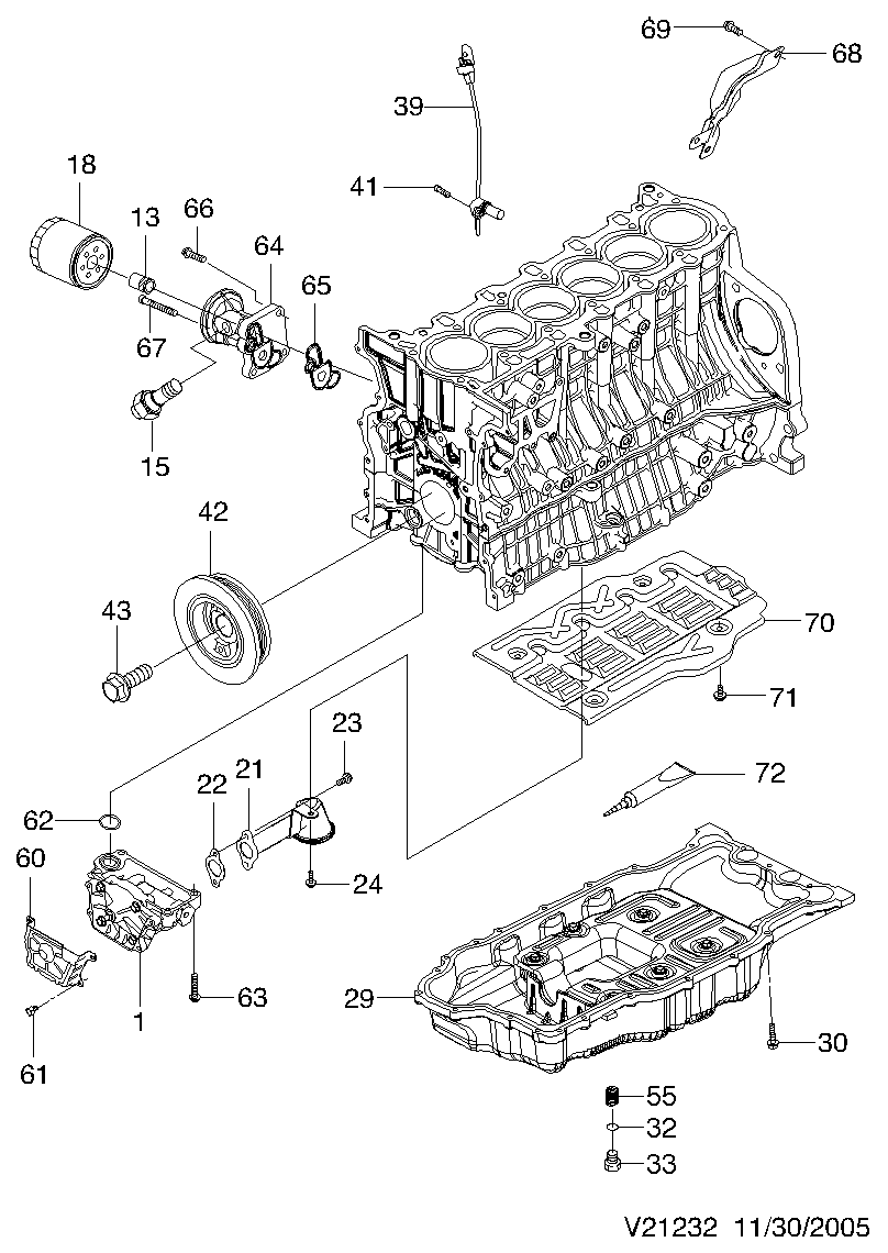 PSA 25184029 - Filtru ulei allinparts.ro