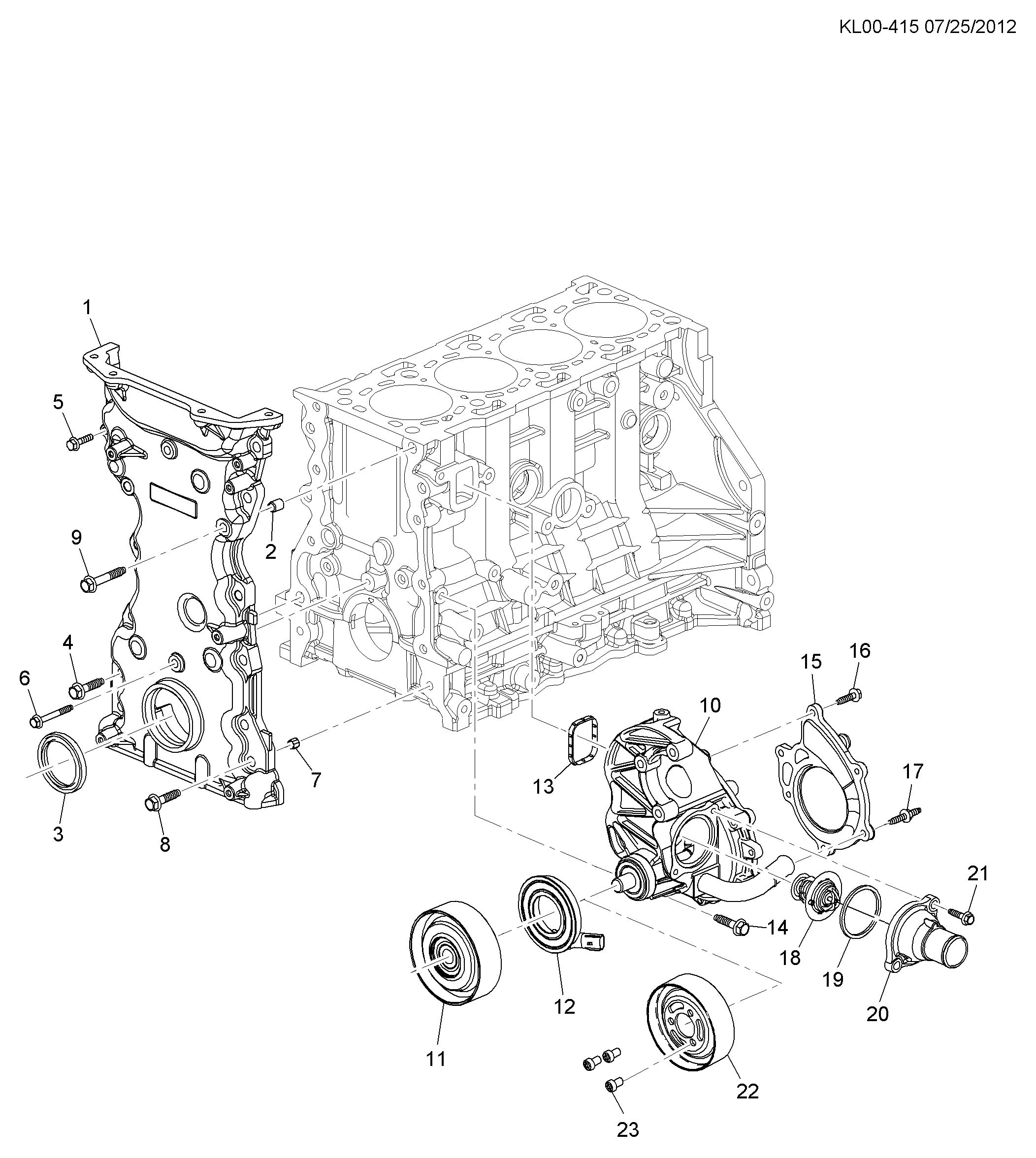 DAEWOO 96868335 - Termostat,lichid racire allinparts.ro