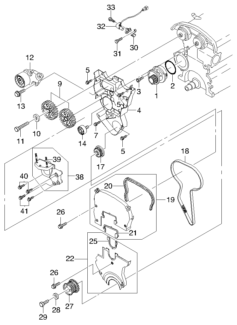 GM 96182871 - Pompa apa allinparts.ro