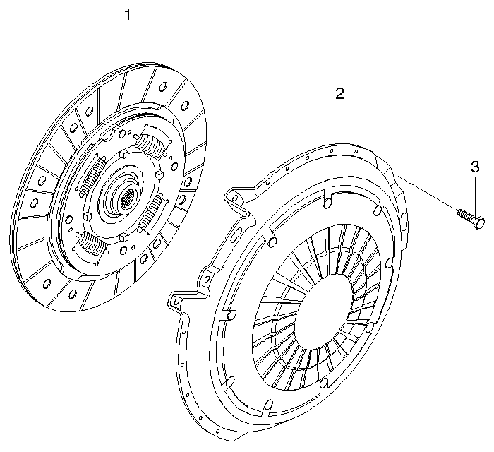 GM 96184505 - Placa presiune ambreiaj allinparts.ro