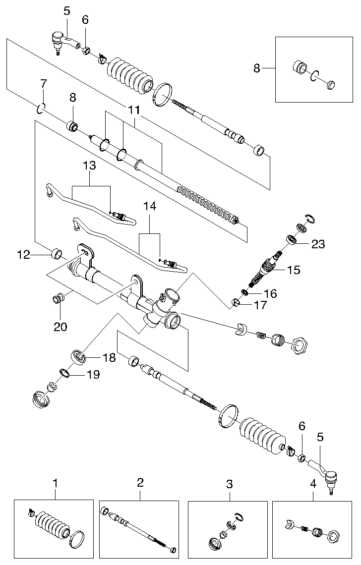 DAEWOO 96205809 - Cap de bara allinparts.ro