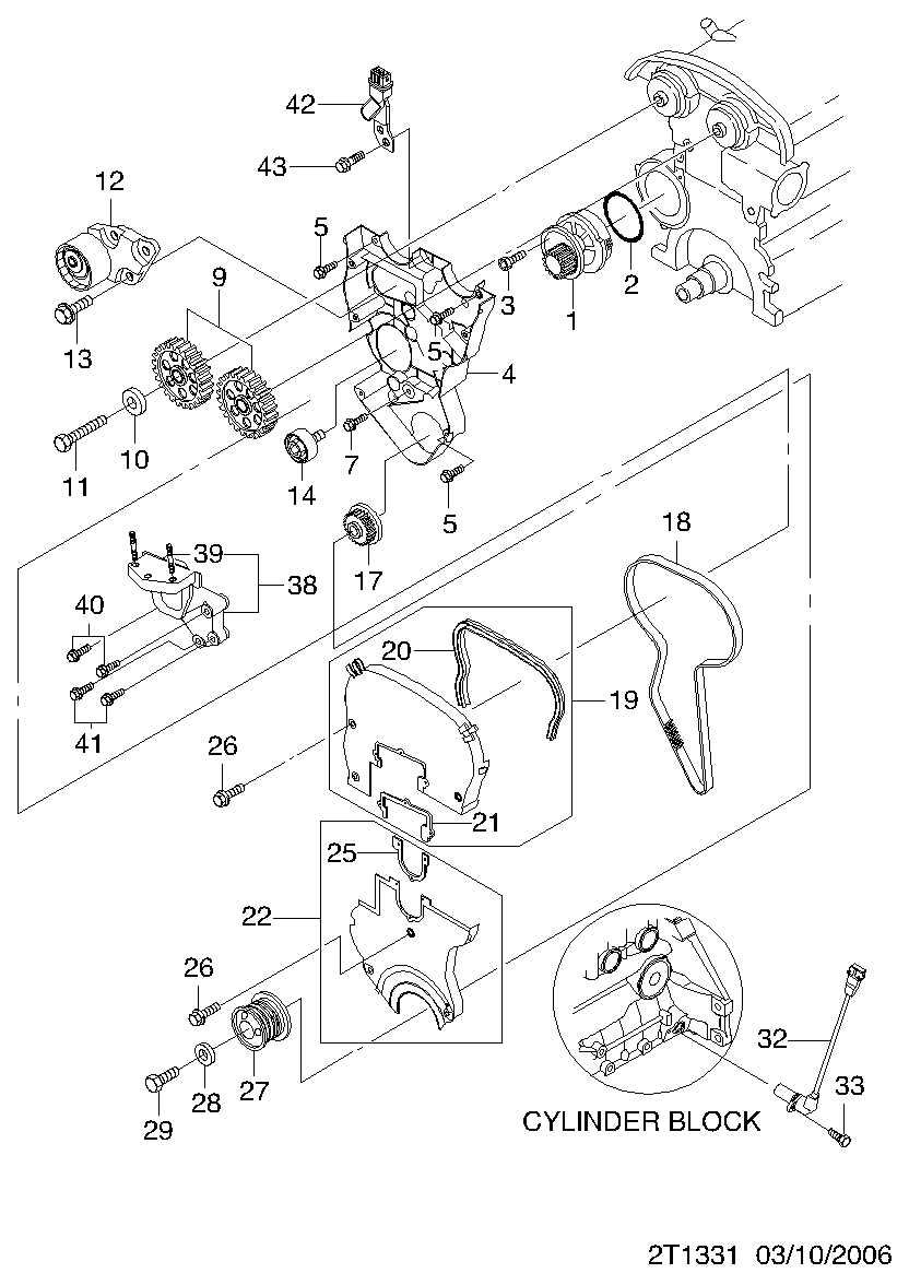 GM 96352650 - Pompa apa allinparts.ro
