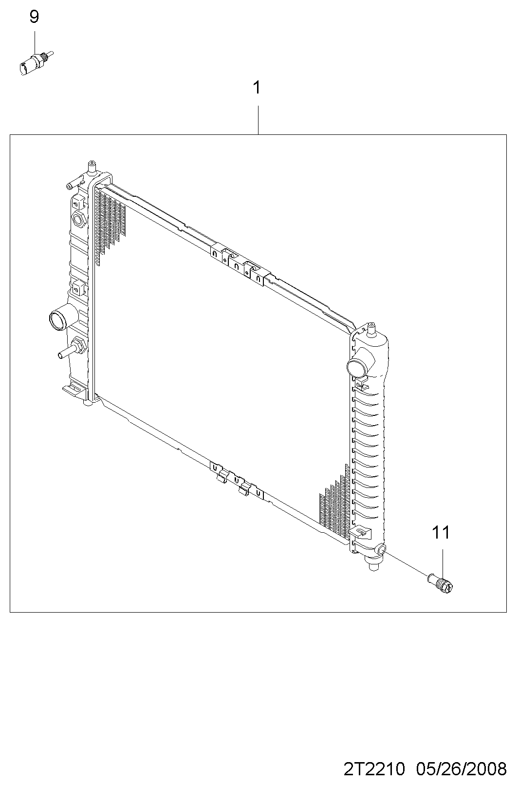 PSA 96476970 - PSA 96476970 - Senzor,temperatura lichid de racire allinparts.ro