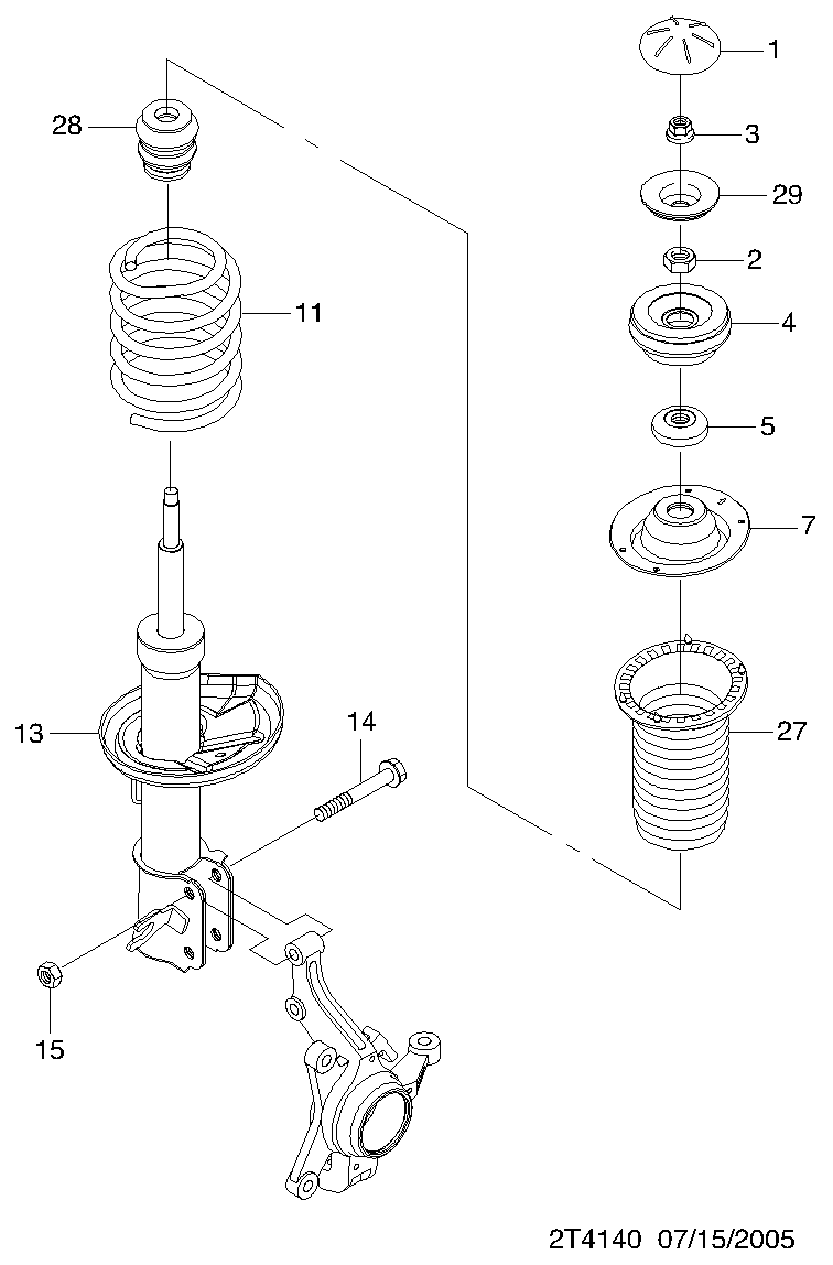 GM 96653294 - Amortizor allinparts.ro