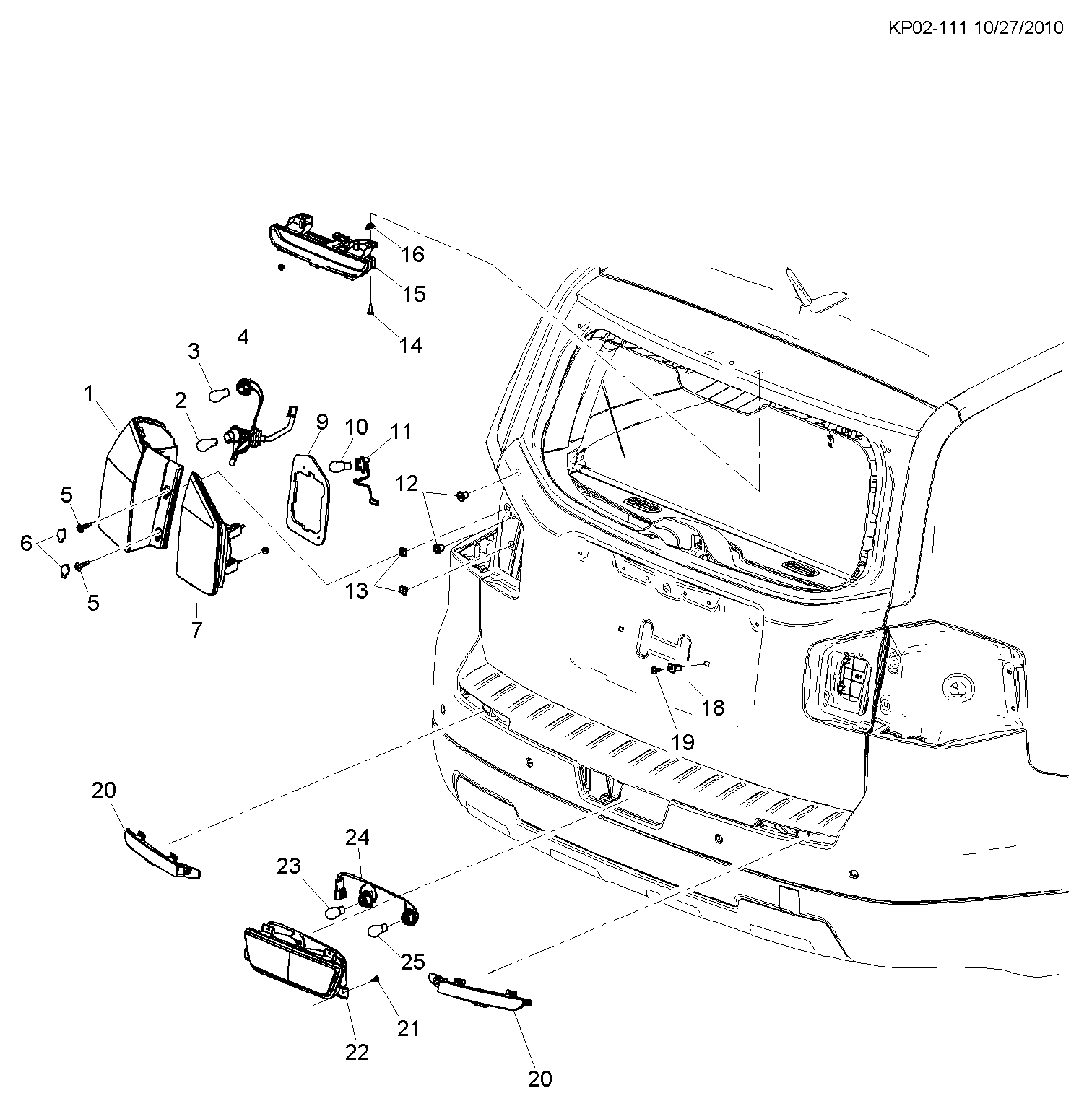 GM 13503445 - Bec, semnalizator allinparts.ro
